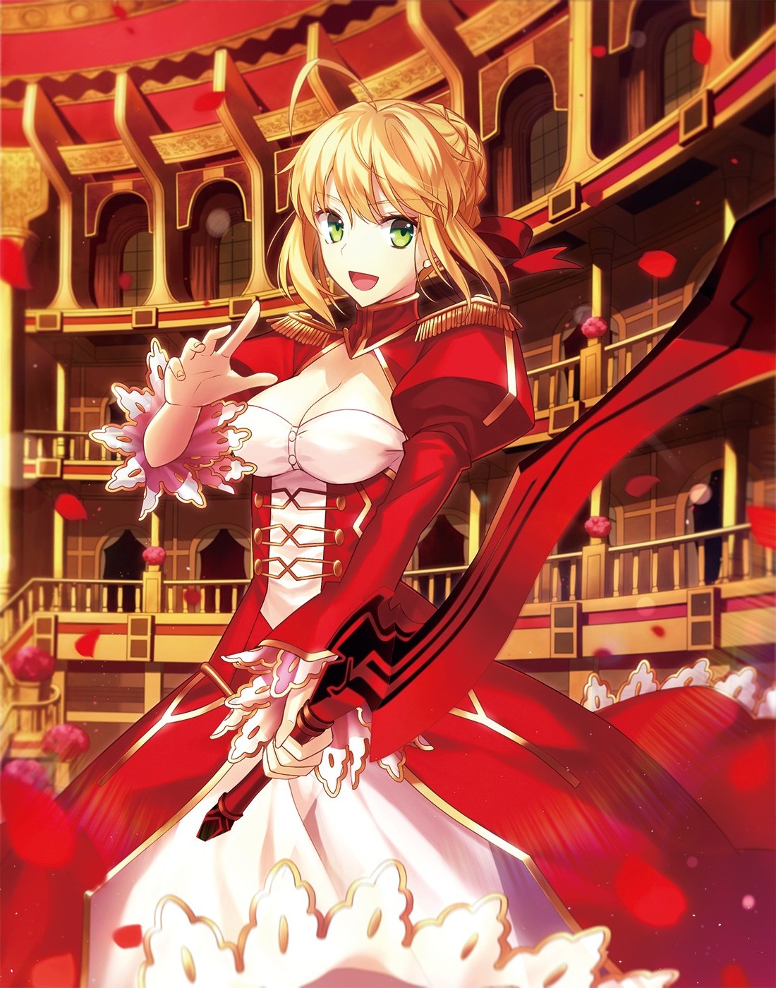 Saber Nero from Fate Series HD Wallpaper