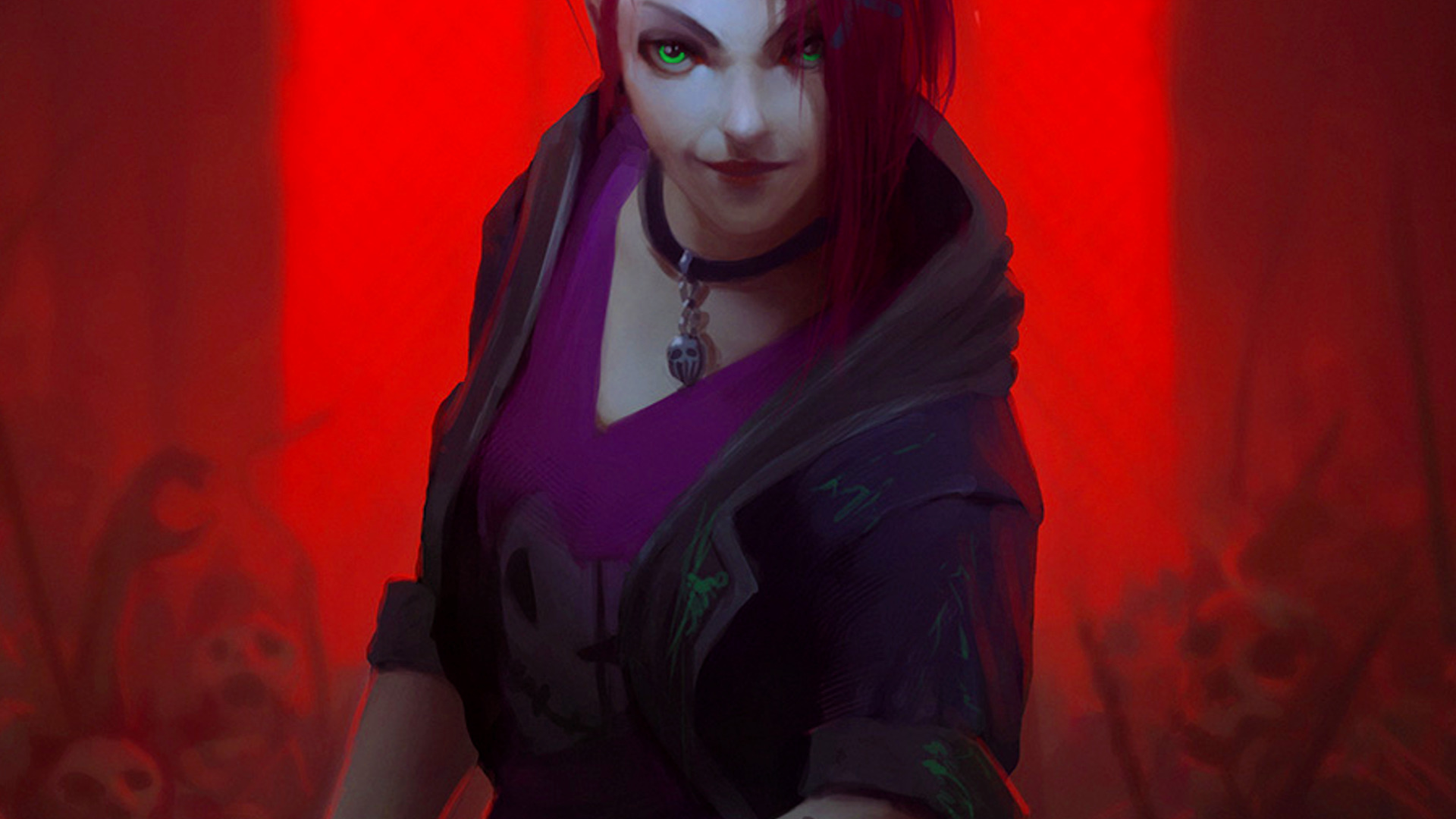 Jinx from League of Legends HD Wallpaper
