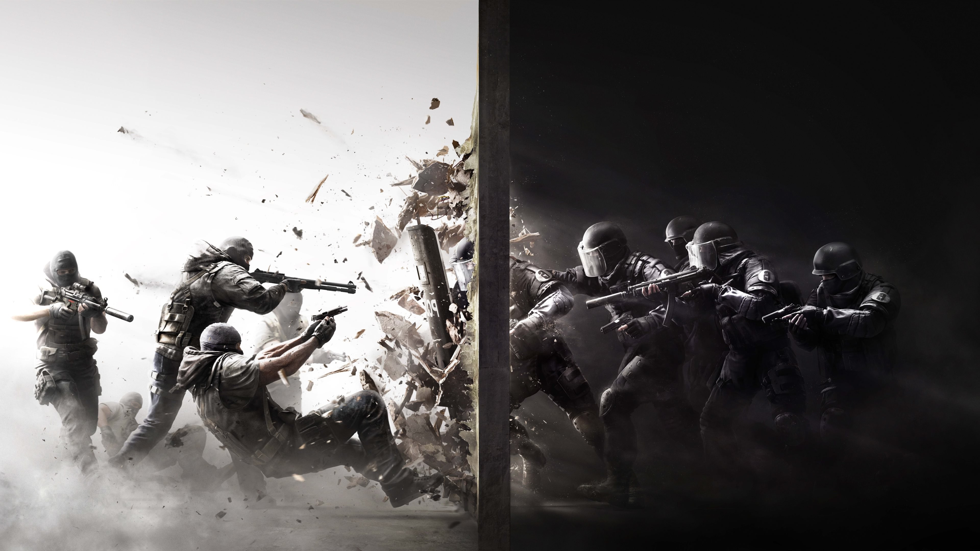 Rainbow Six Siege Operators in Combat HD Wallpaper