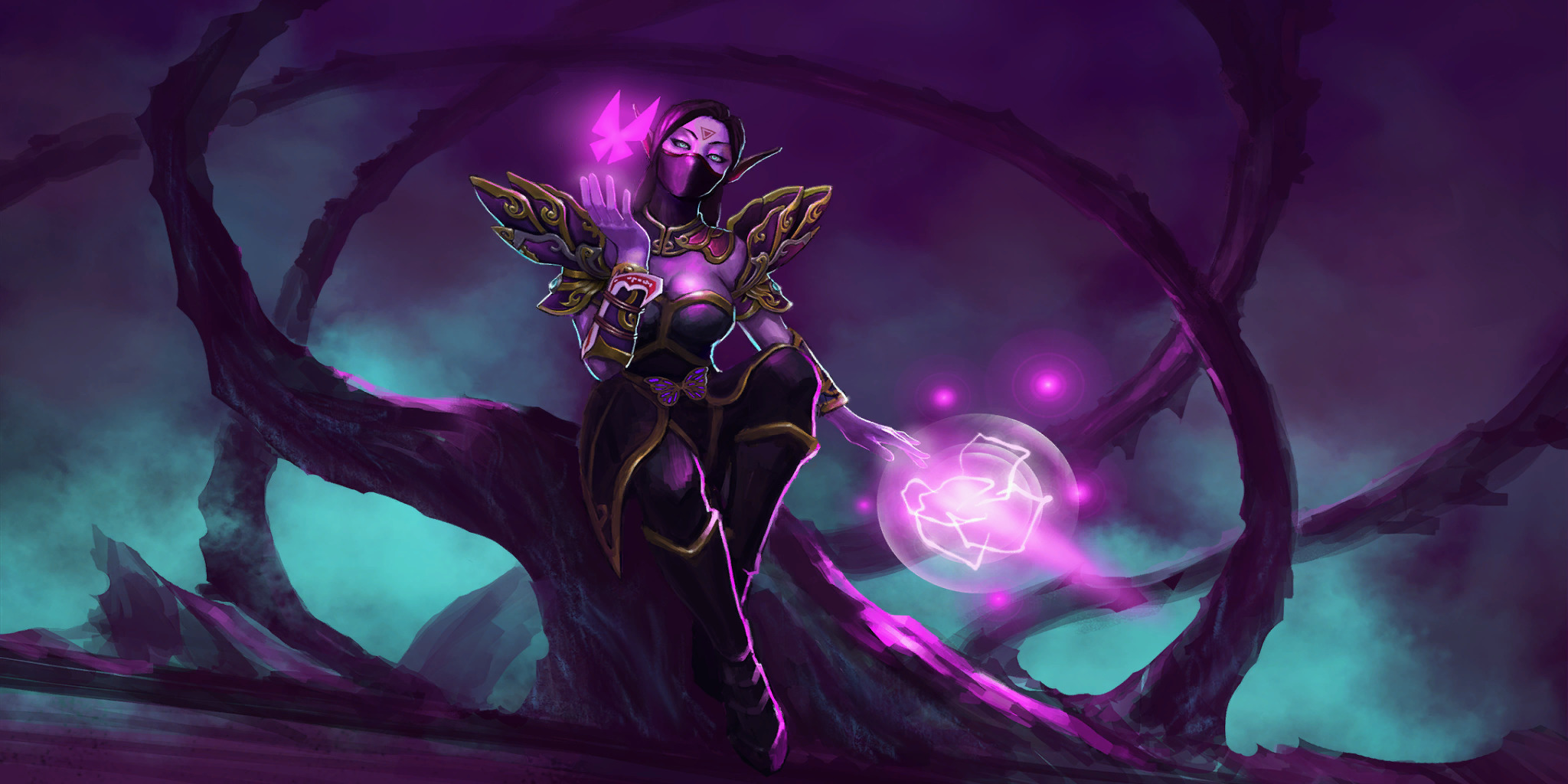 Templar Assassin from Dota 2 HD Wallpaper