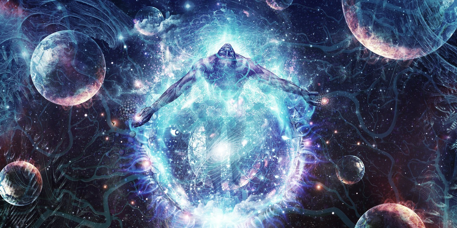Spiritual Sacred Geometry by Cameron Gray HD Wallpaper
