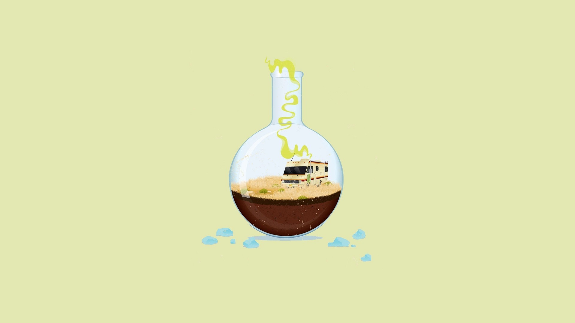 Breaking Bad RV in a Flask HD Wallpaper