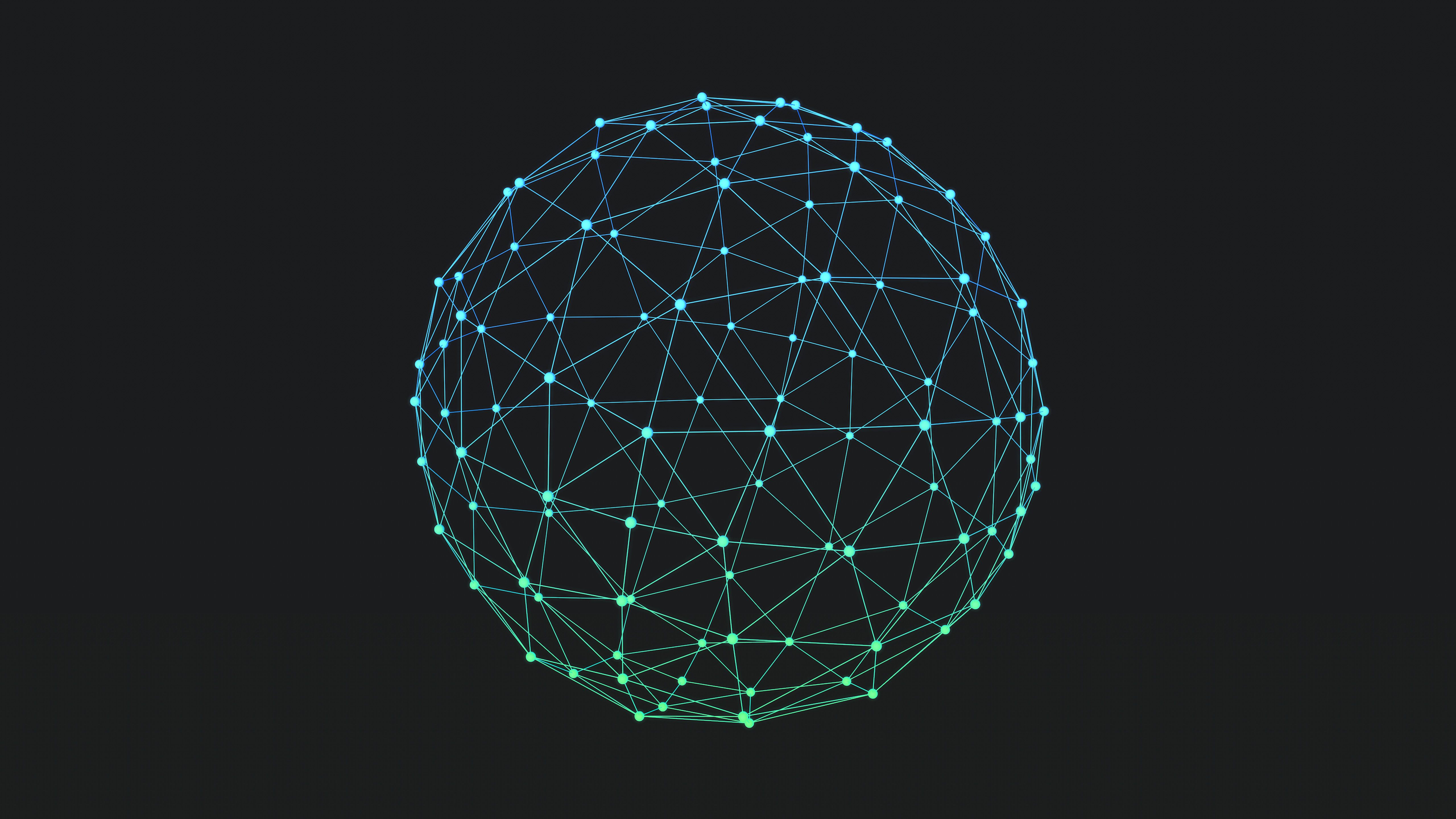 digital art sphere low poly HD Wallpaper