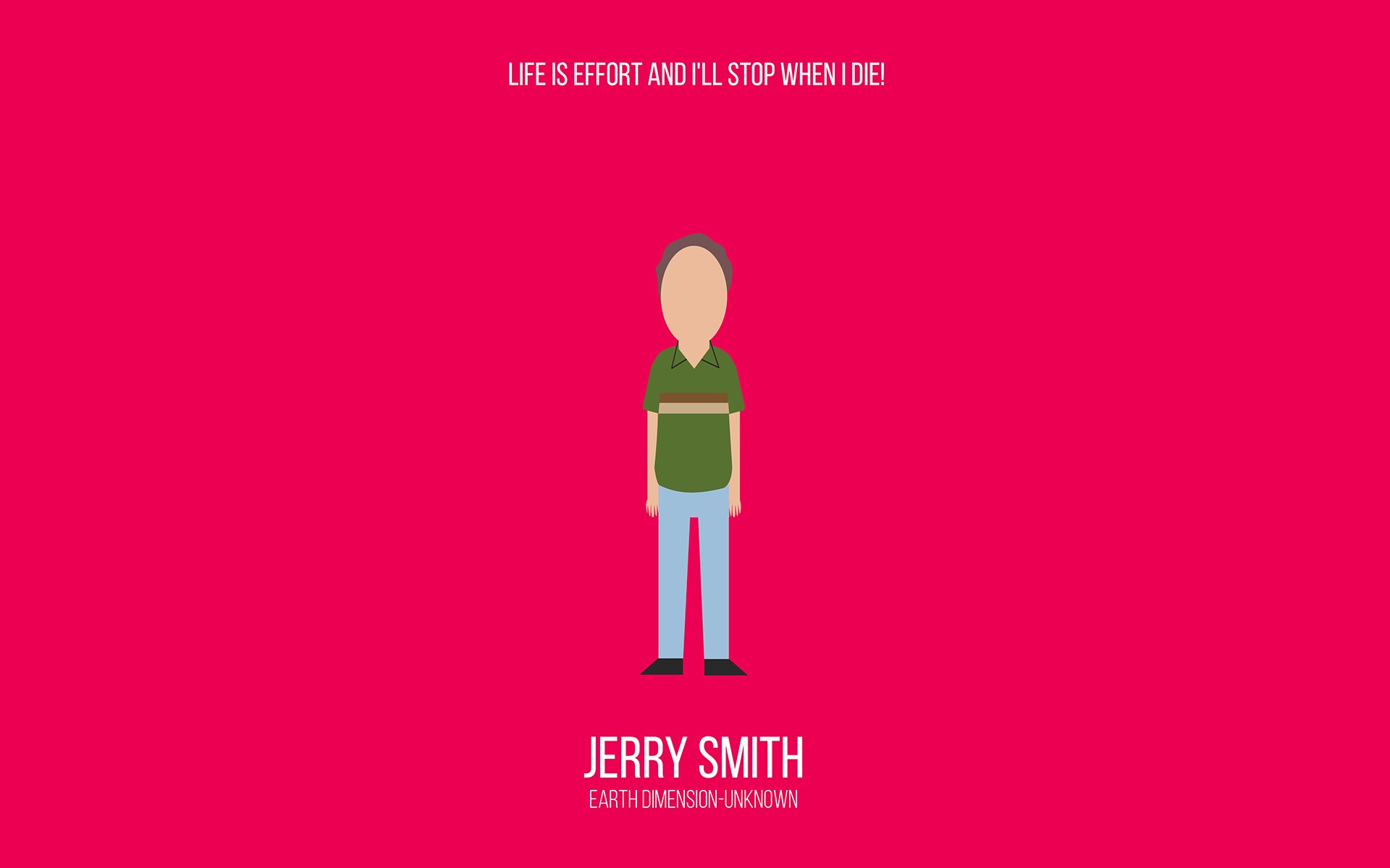 Jerry Smith from Rick and Morty HD Wallpaper