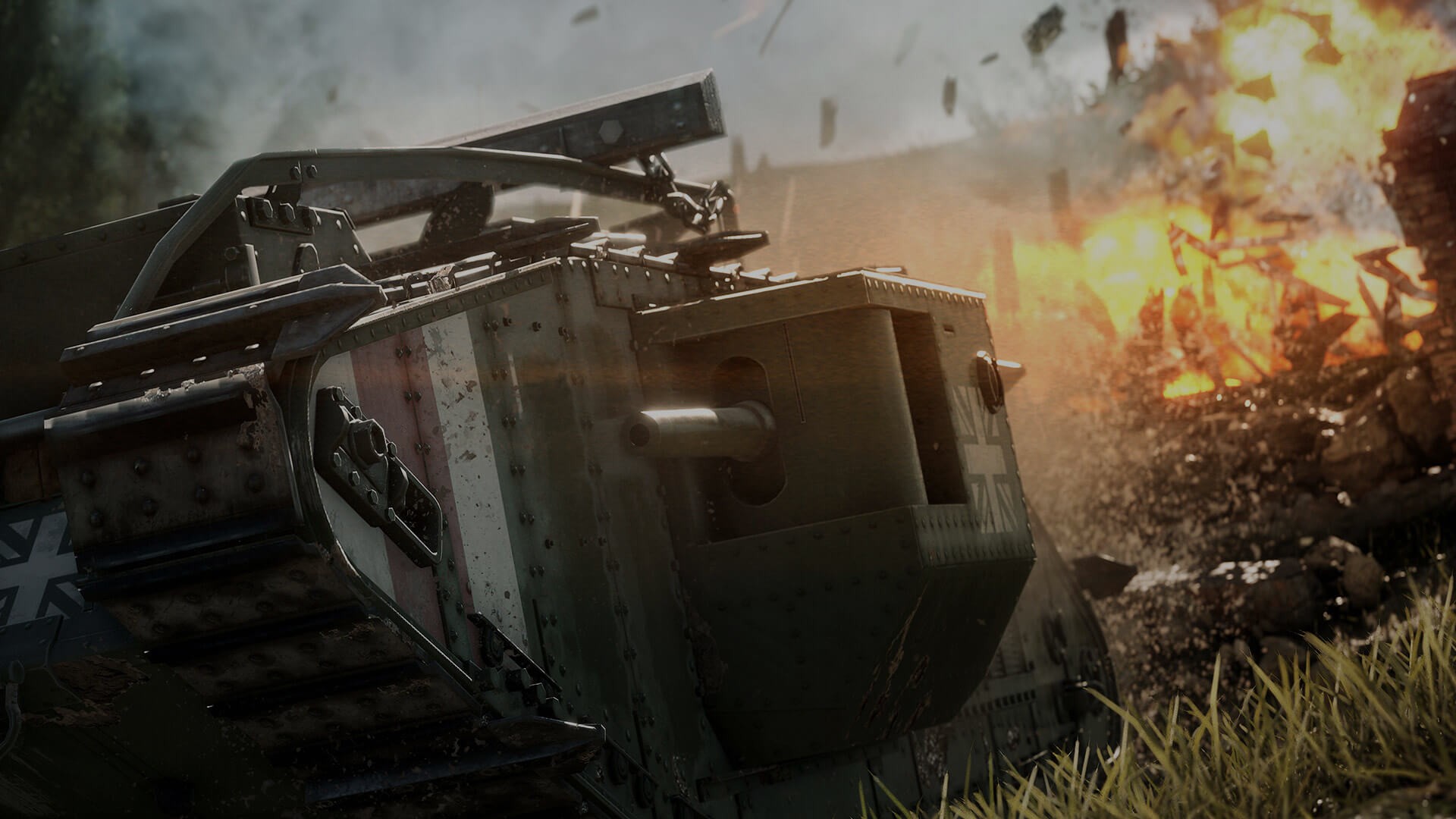 British Mark IV Tank in Battlefield 1 HD Wallpaper