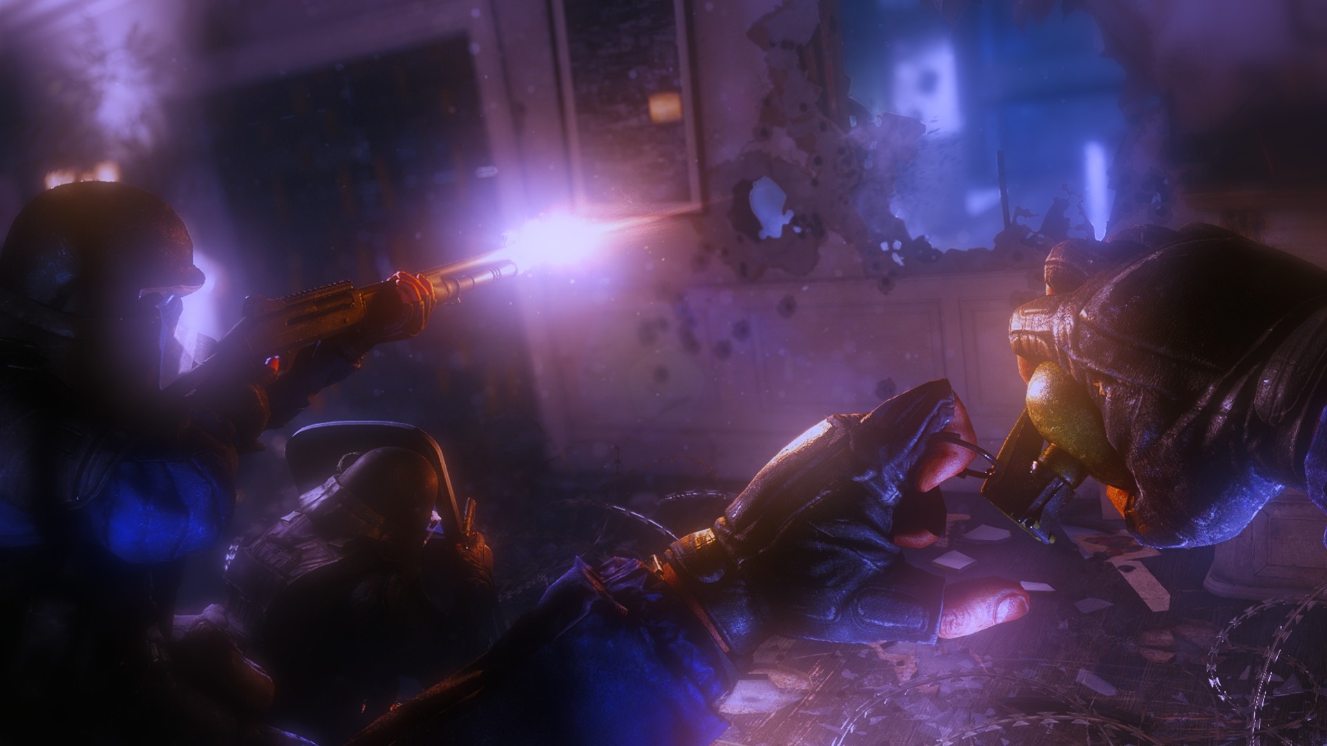 Rainbow Six Siege SWAT team in action HD Wallpaper