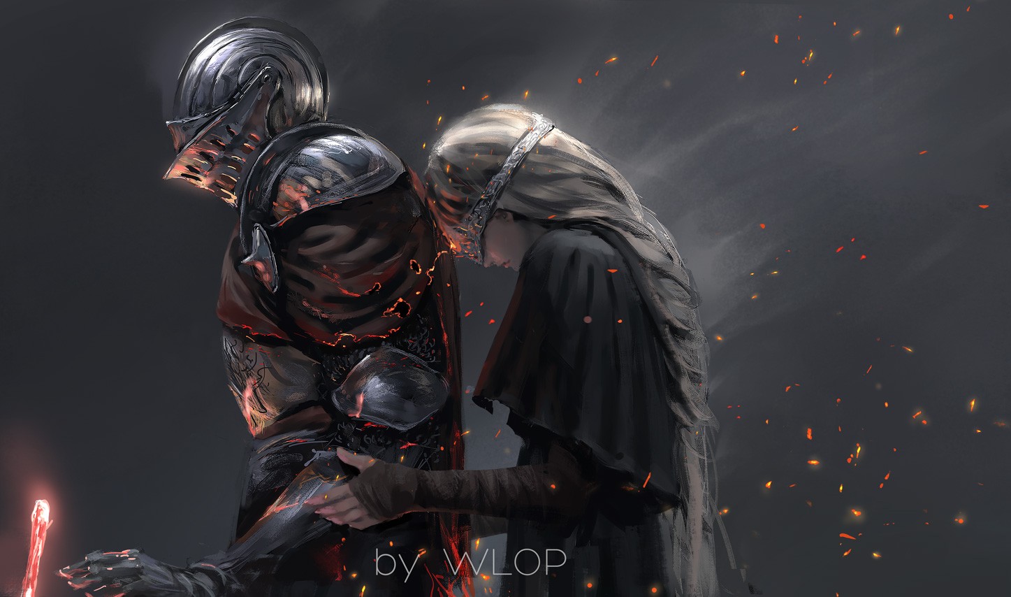 Knight and Princess from Dark Souls III HD Wallpaper
