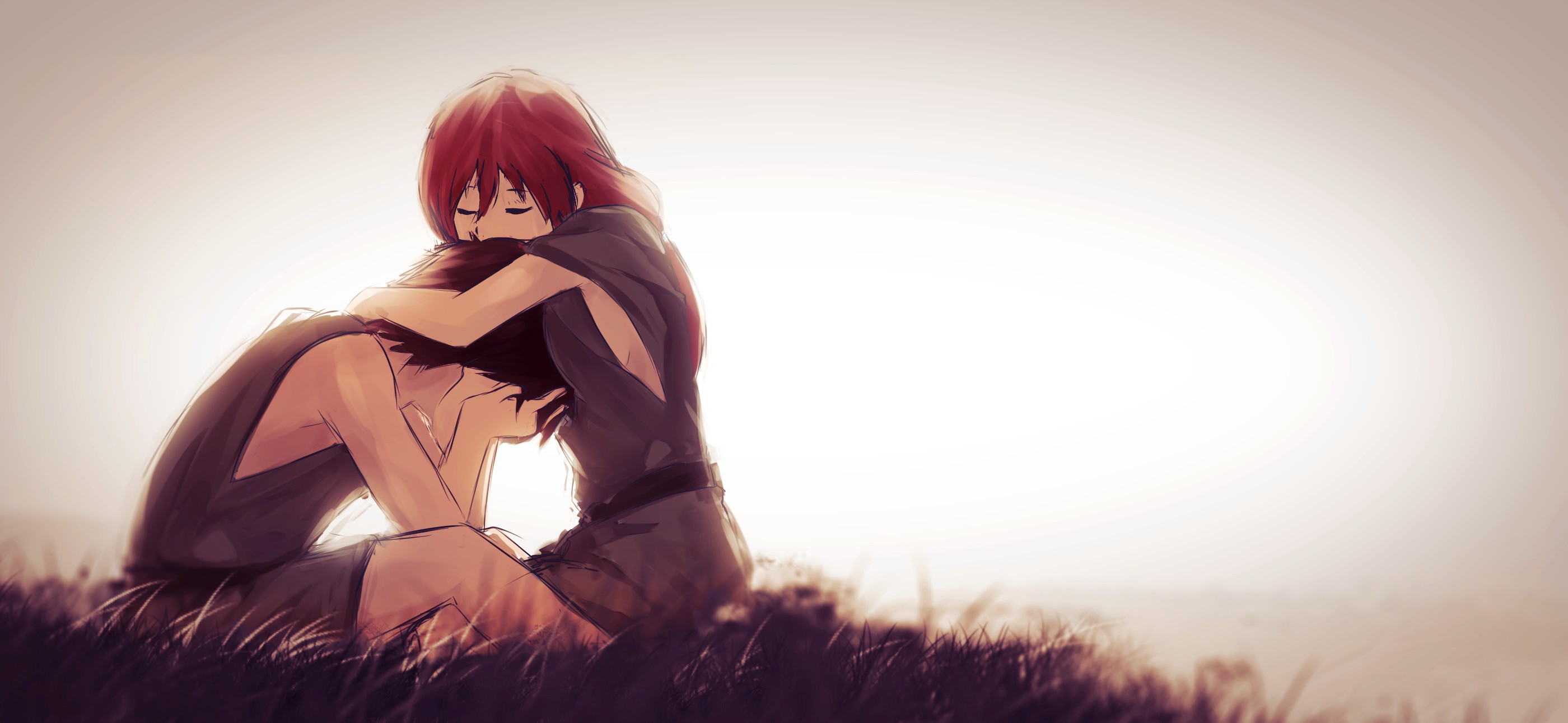 Haruhiro and Yume from Grimgar of Fantasy and Ash HD Wallpaper