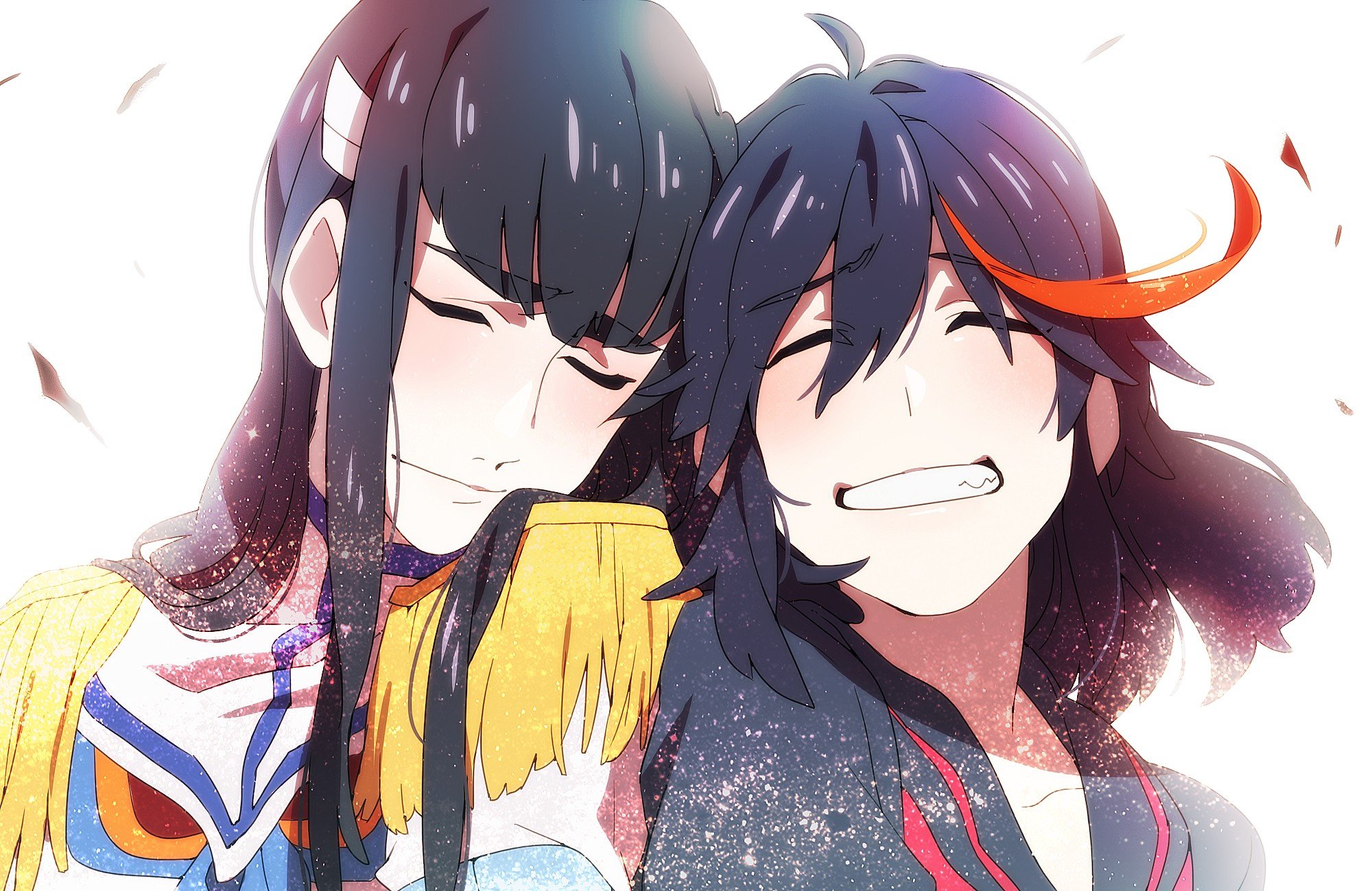 Ryuuko Matoi and Satsuki Kiryuin from Kill la Kill HD Wallpaper