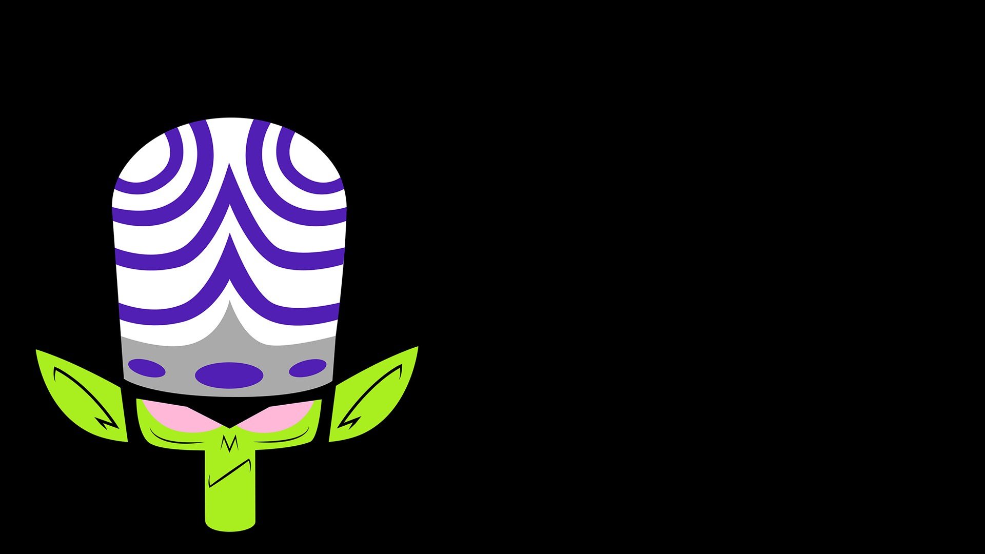 Mojo Jojo from The Powerpuff Girls minimalism HD Wallpaper