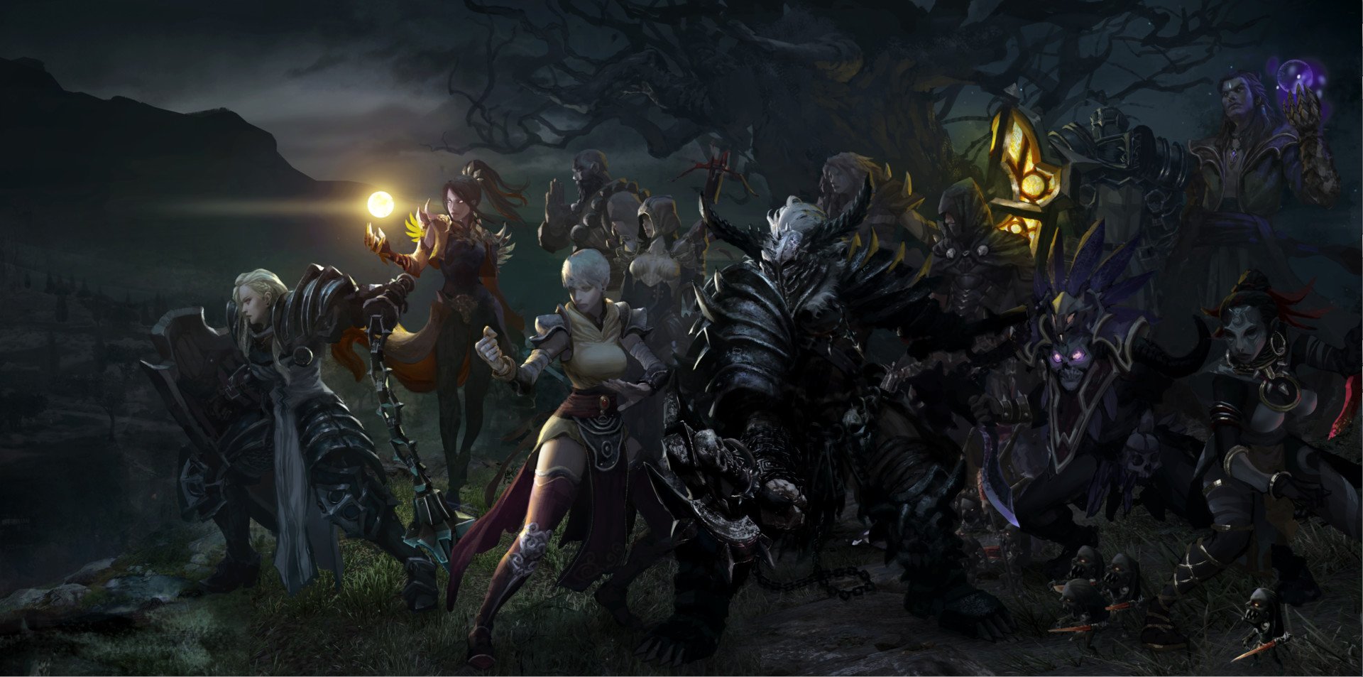 Diablo 3 Reaper of Souls characters HD Wallpaper