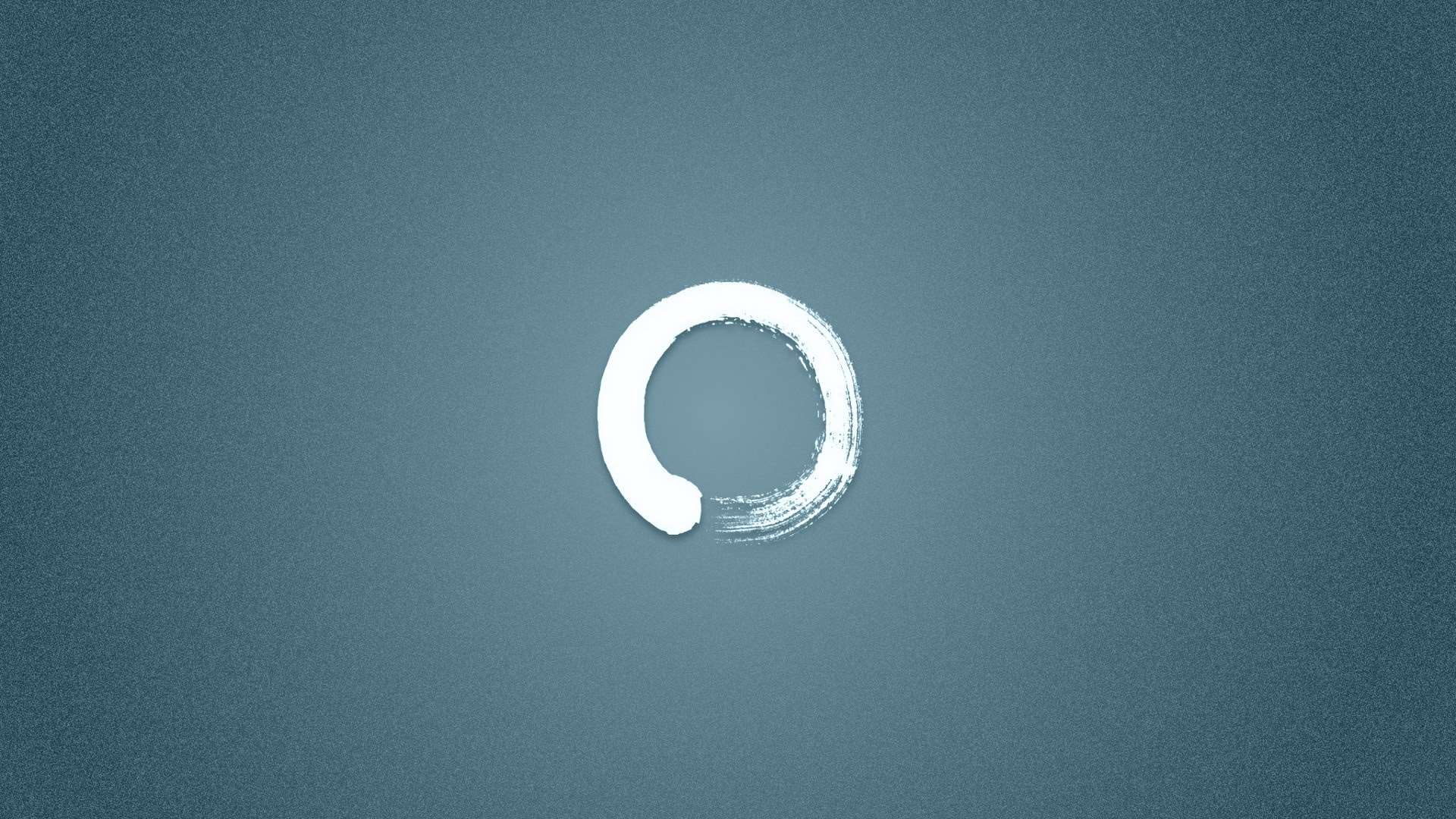 Minimalist Zen Enso Symbol HD Wallpaper