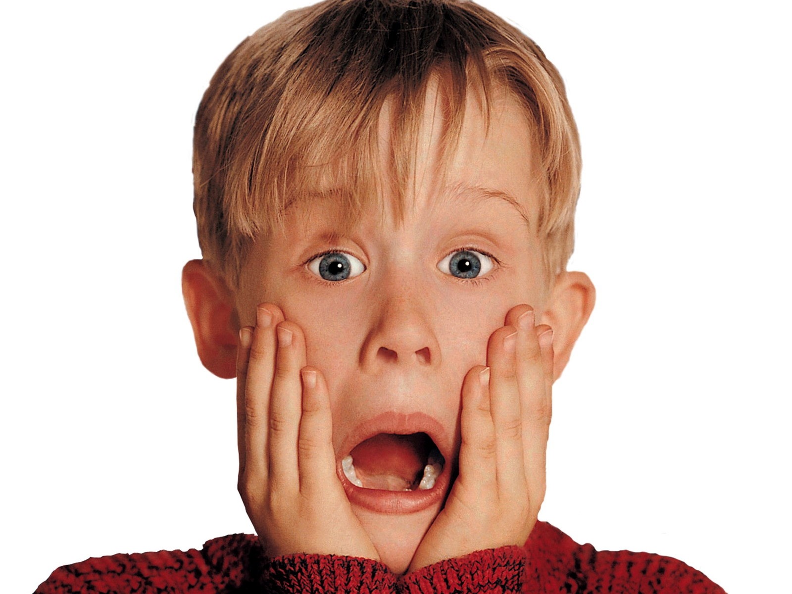 Macaulay Culkin as Kevin McCallister from Home Alone HD Wallpaper