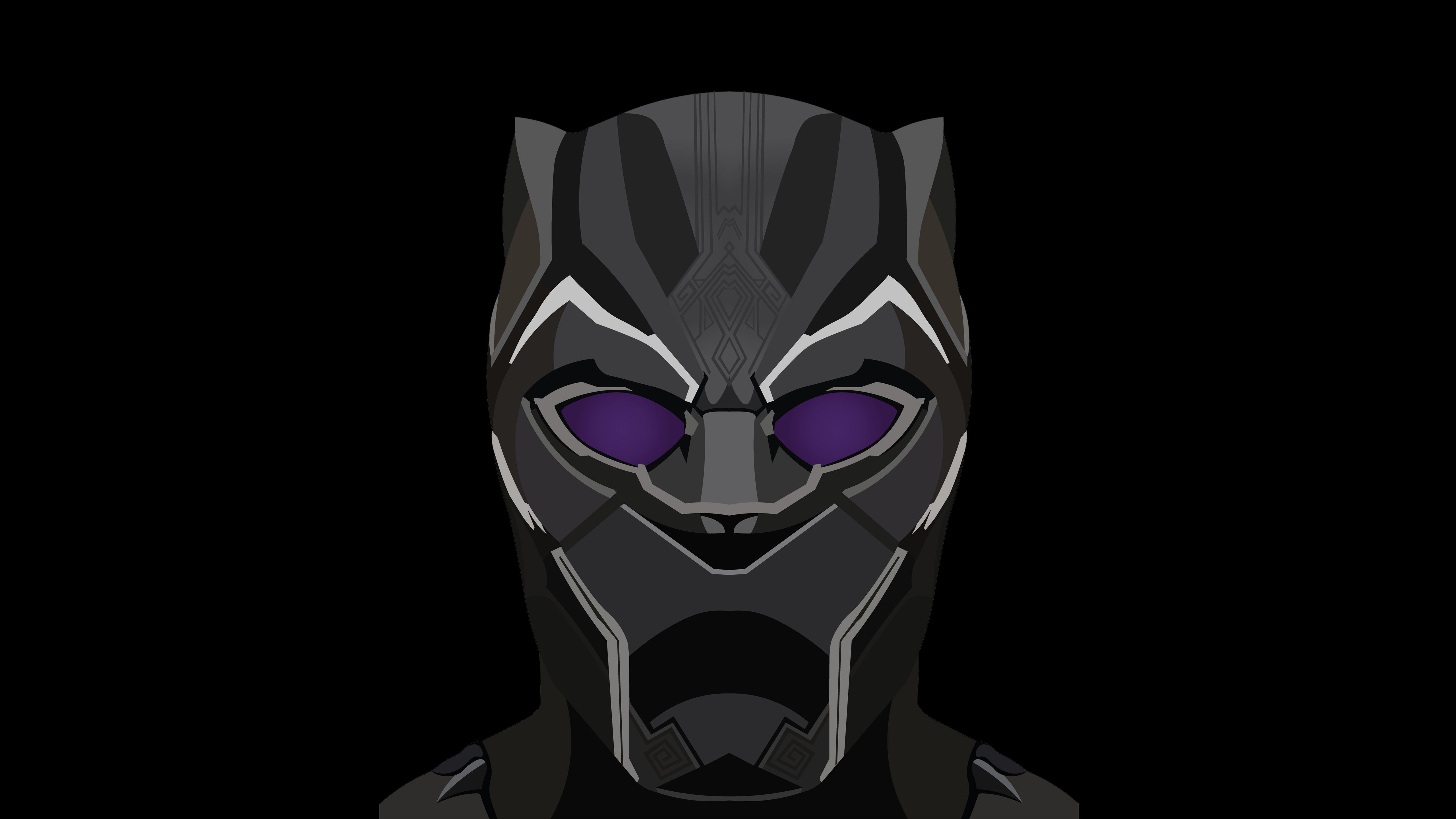 Black Panther illustration HD Wallpaper