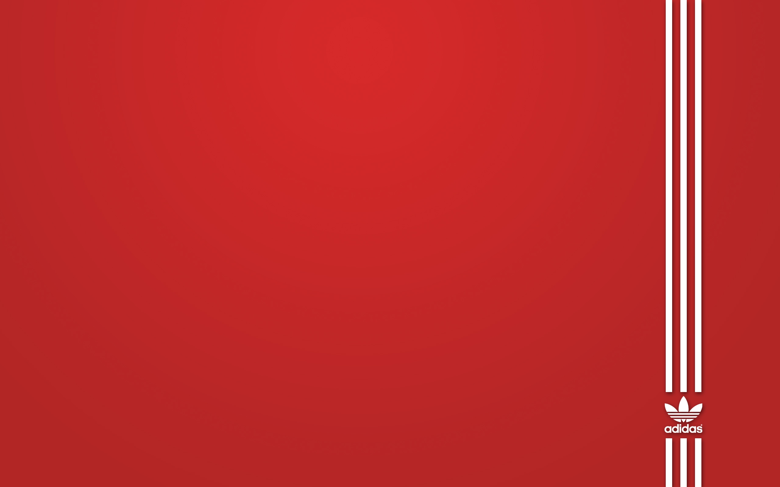 Adidas logo with three stripes on red background HD Wallpaper