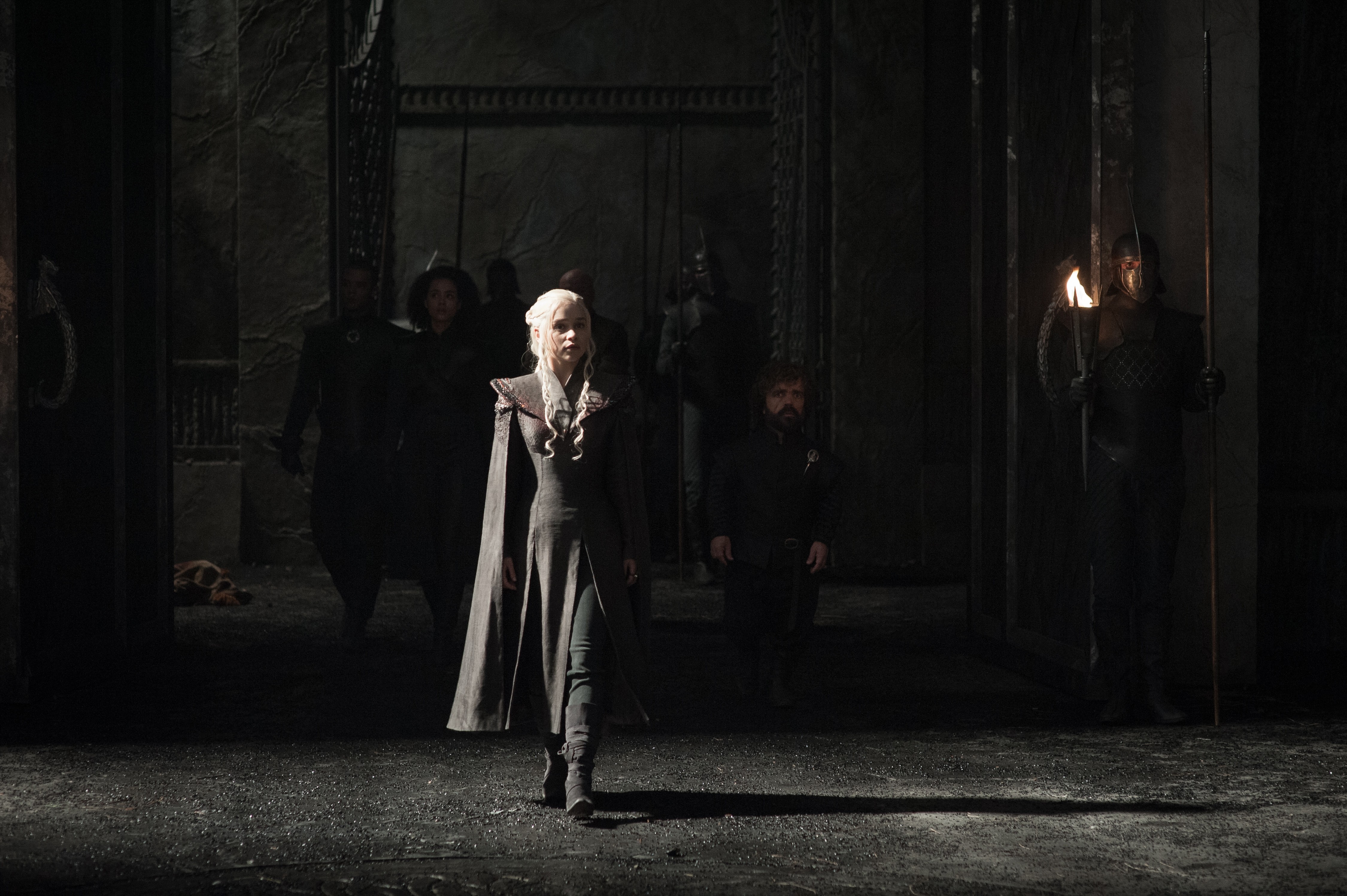 Daenerys Targaryen and Tyrion Lannister in Game of Thrones HD Wallpaper