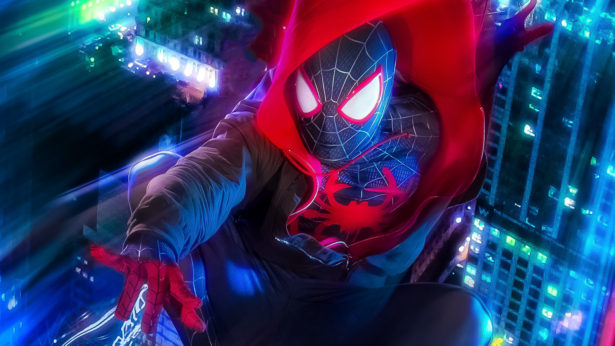 Miles Morales from Spider-Man: Into the Spider-Verse HD Wallpaper