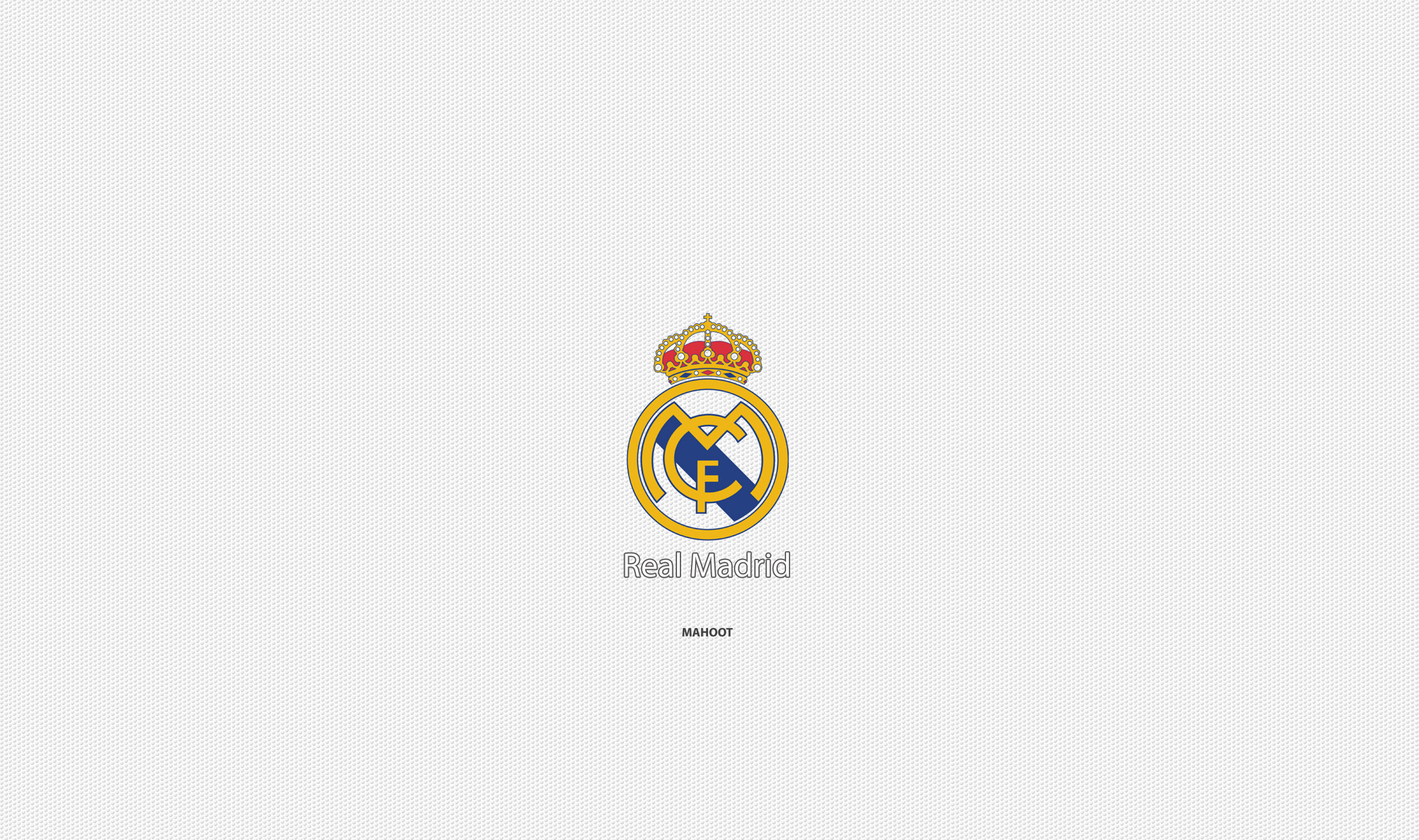 Real Madrid C.F. logo HD Wallpaper