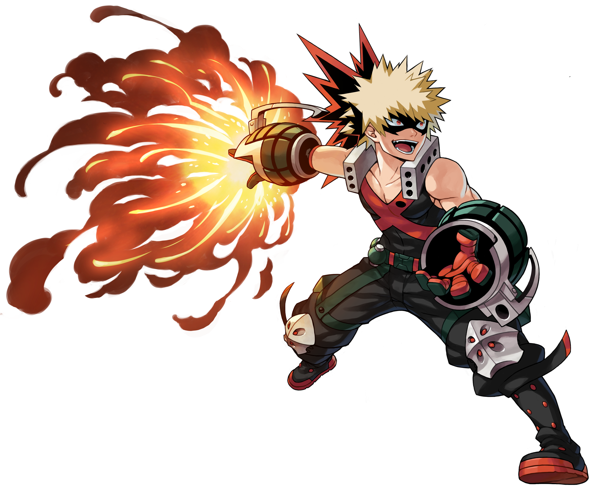 Katsuki Bakugou Exploding Attack Action HD Wallpaper