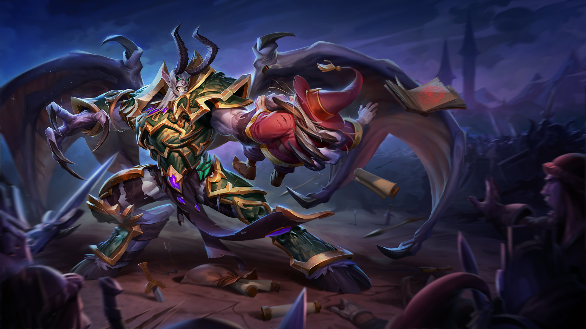 Mal'Ganis from Heroes of the Storm HD Wallpaper