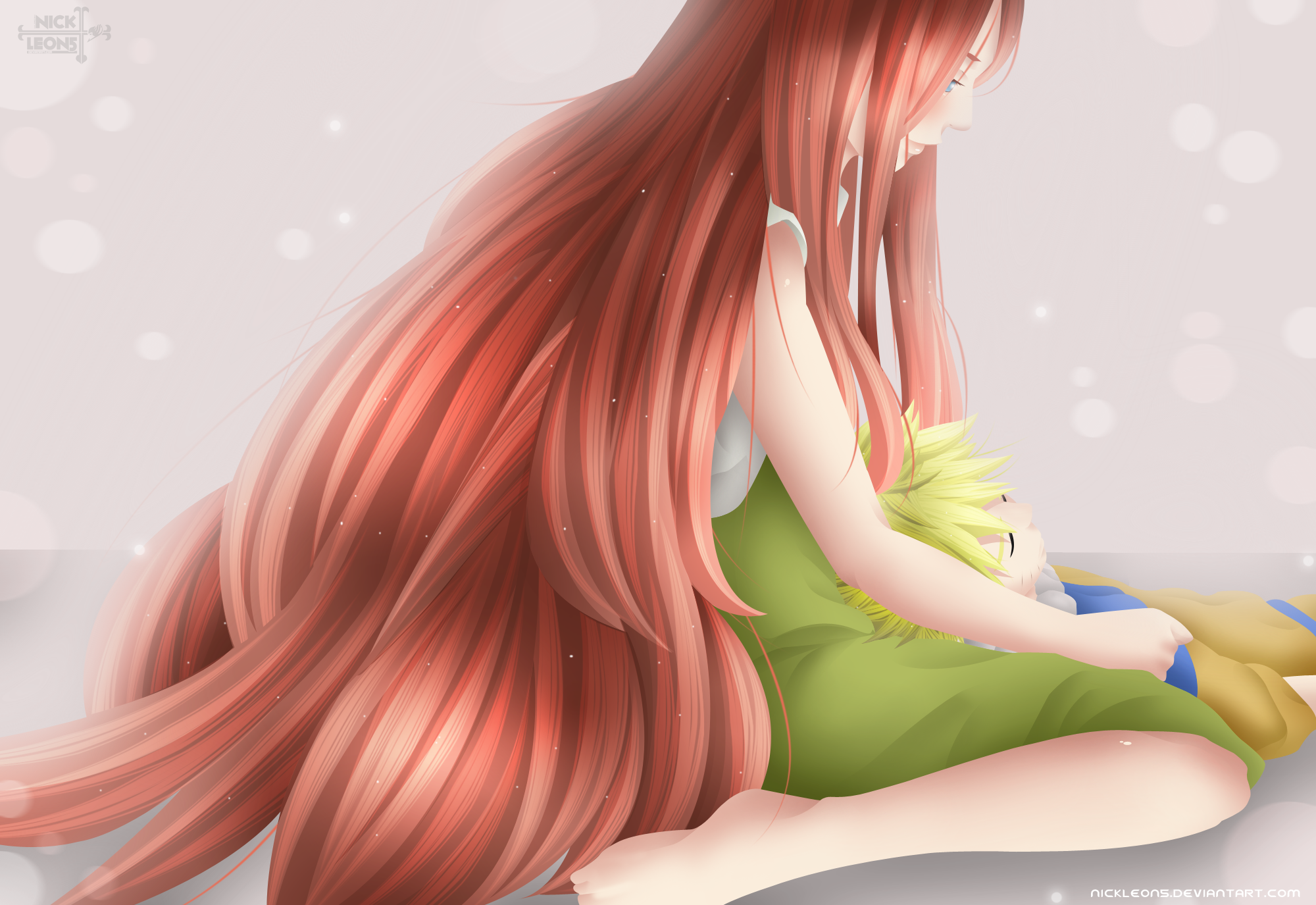 Naruto and Kushina Uzumaki from Naruto HD Wallpaper