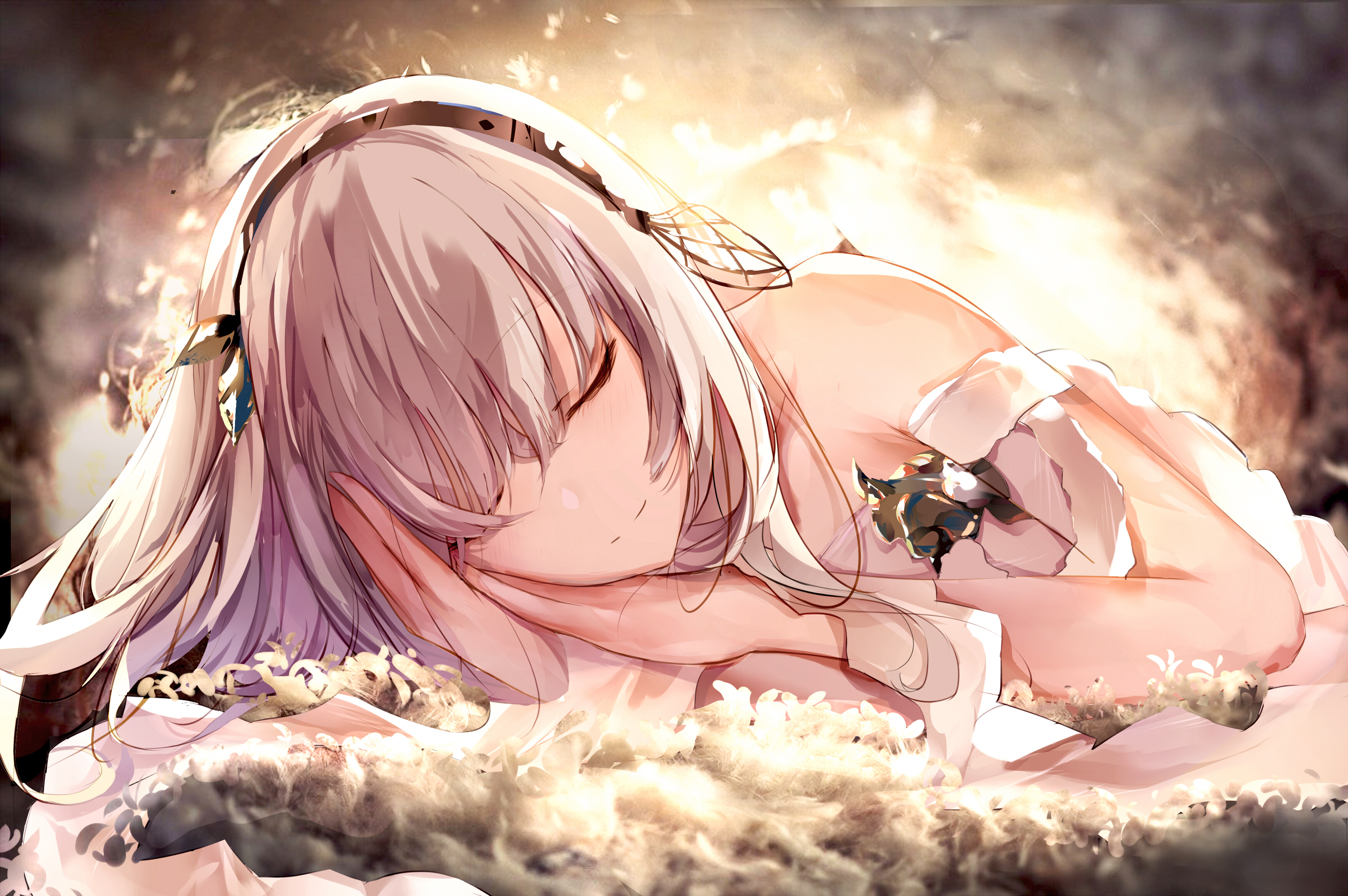 Anastasia from Fate/Grand Order sleeping HD Wallpaper