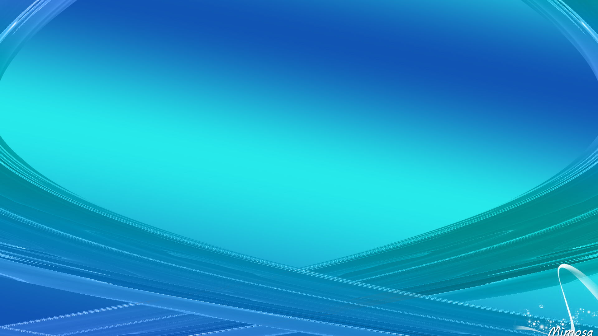 Abstract Blue and Teal Gradient with Swirling Lines HD Wallpaper
