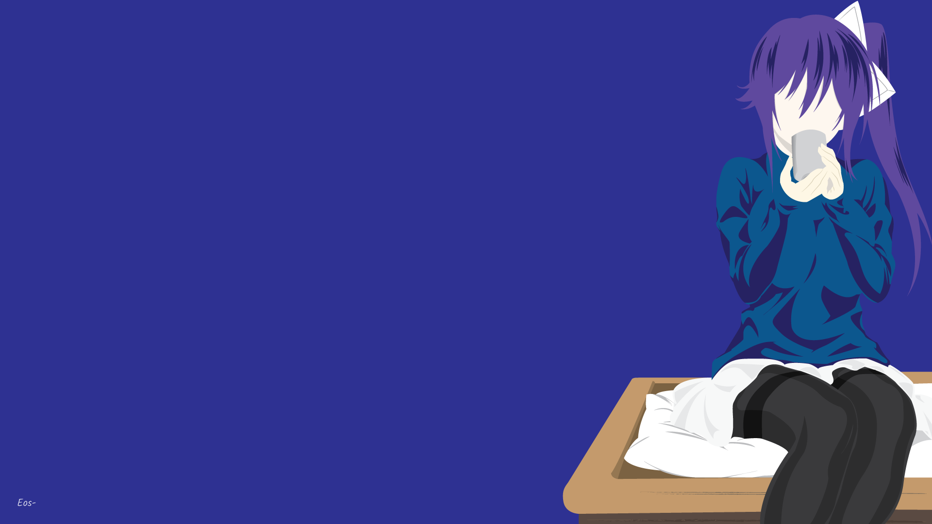 Yuragi-sou no Yuuna-san Minimalist Anime HD Wallpaper