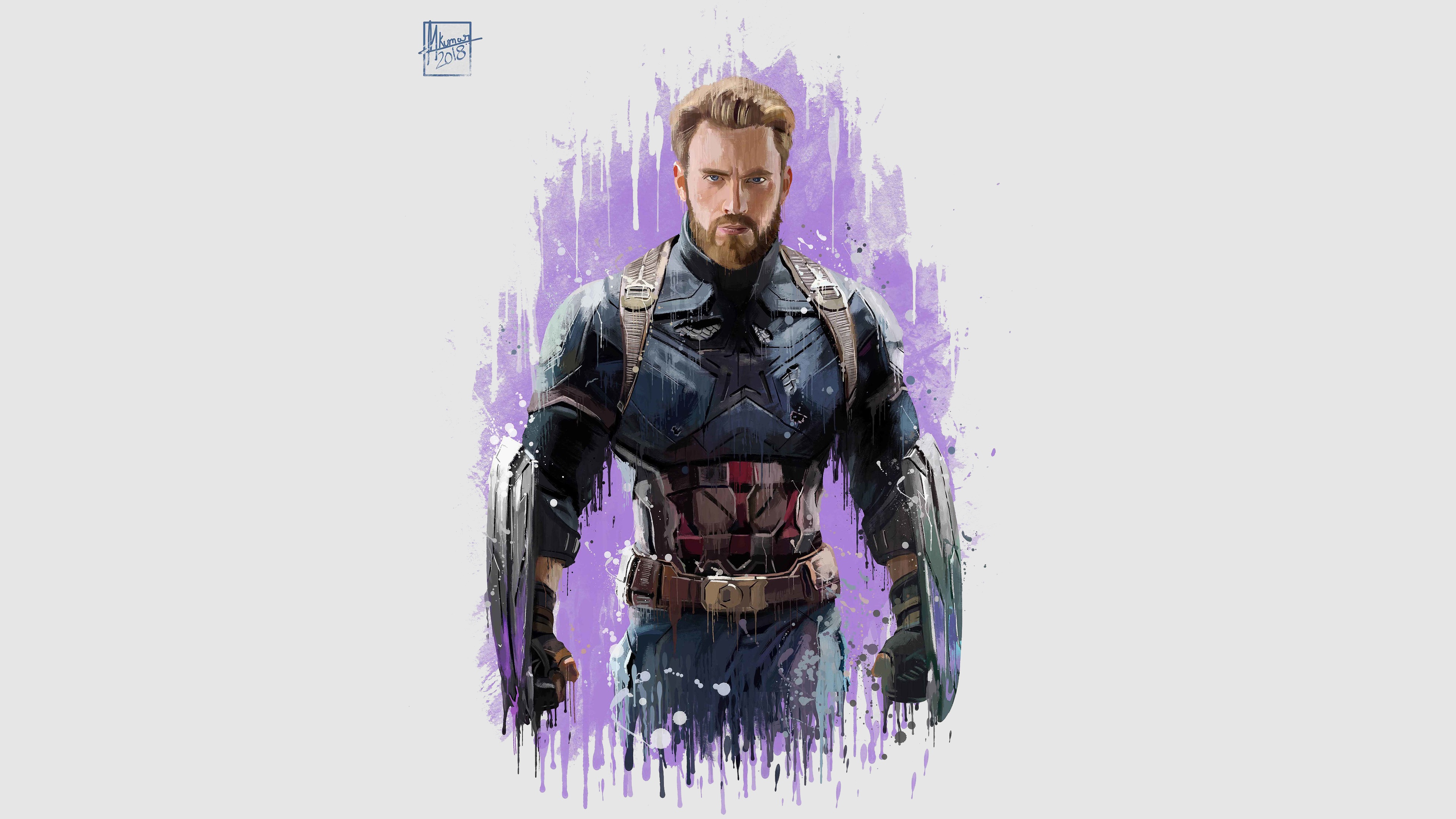 Captain America from Marvel Comics HD Wallpaper
