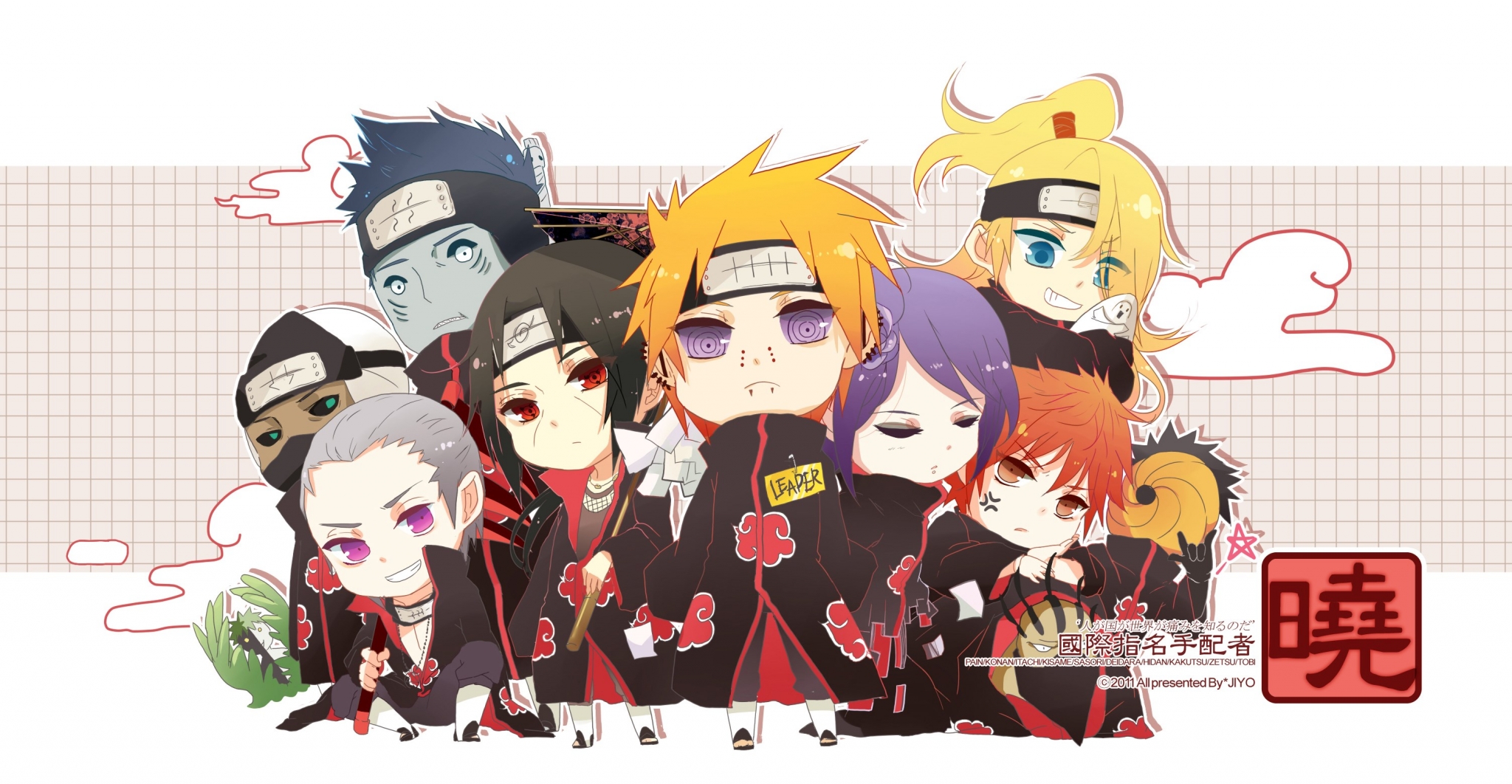 Akatsuki members from Naruto HD Wallpaper