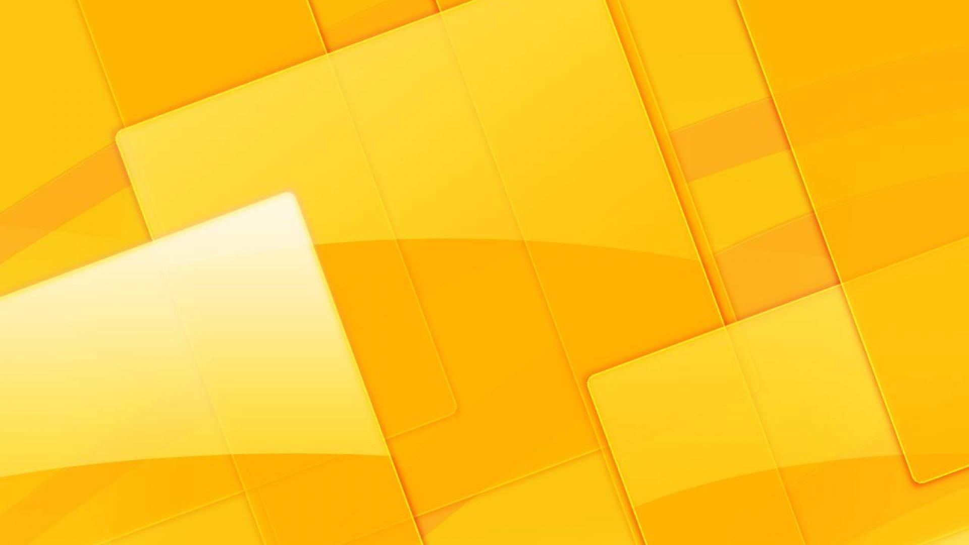 Yellow and orange abstract geometric shapes HD Wallpaper