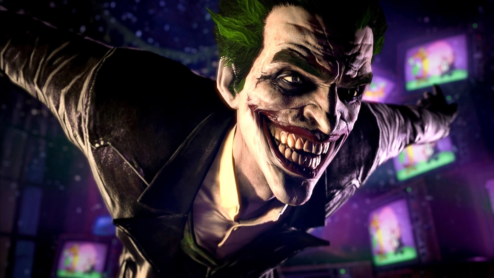 The Joker from Batman Arkham HD Wallpaper