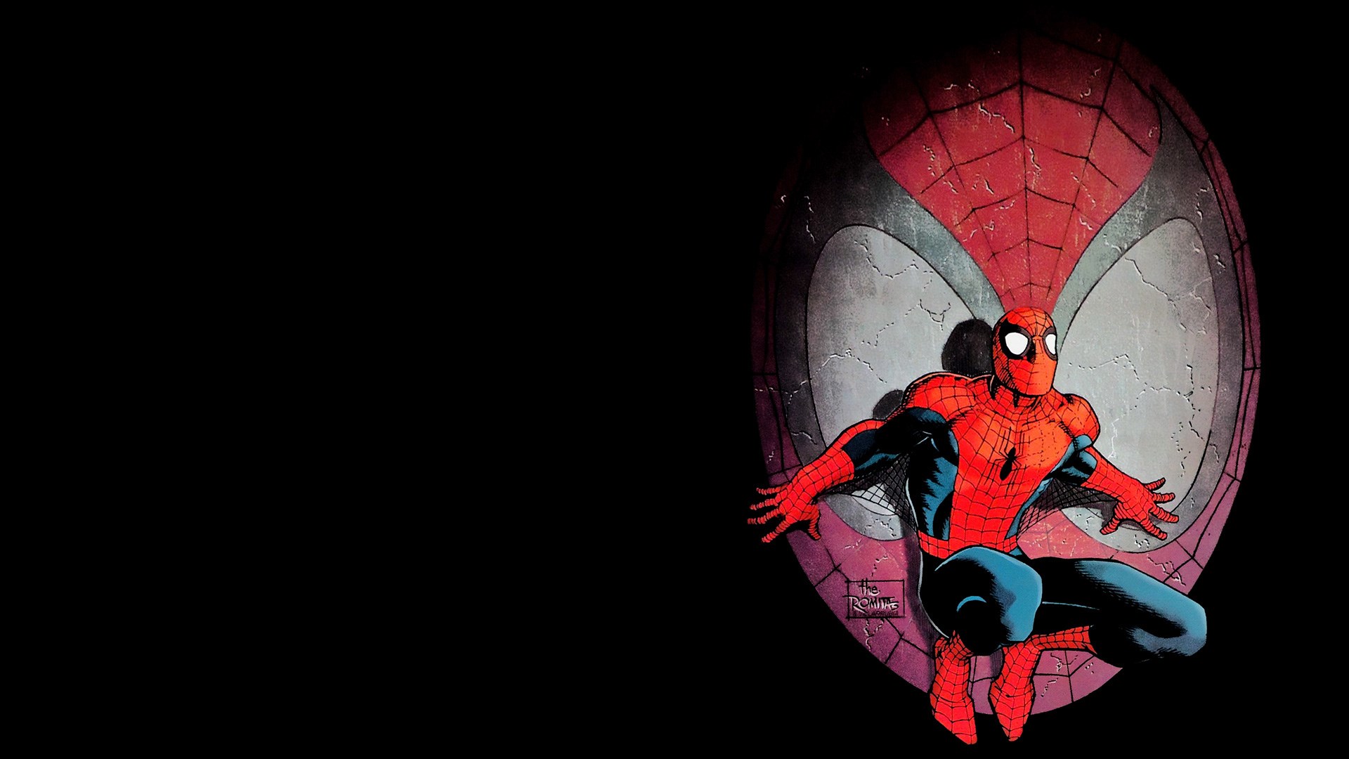 Spiderman in front of his mask HD Wallpaper