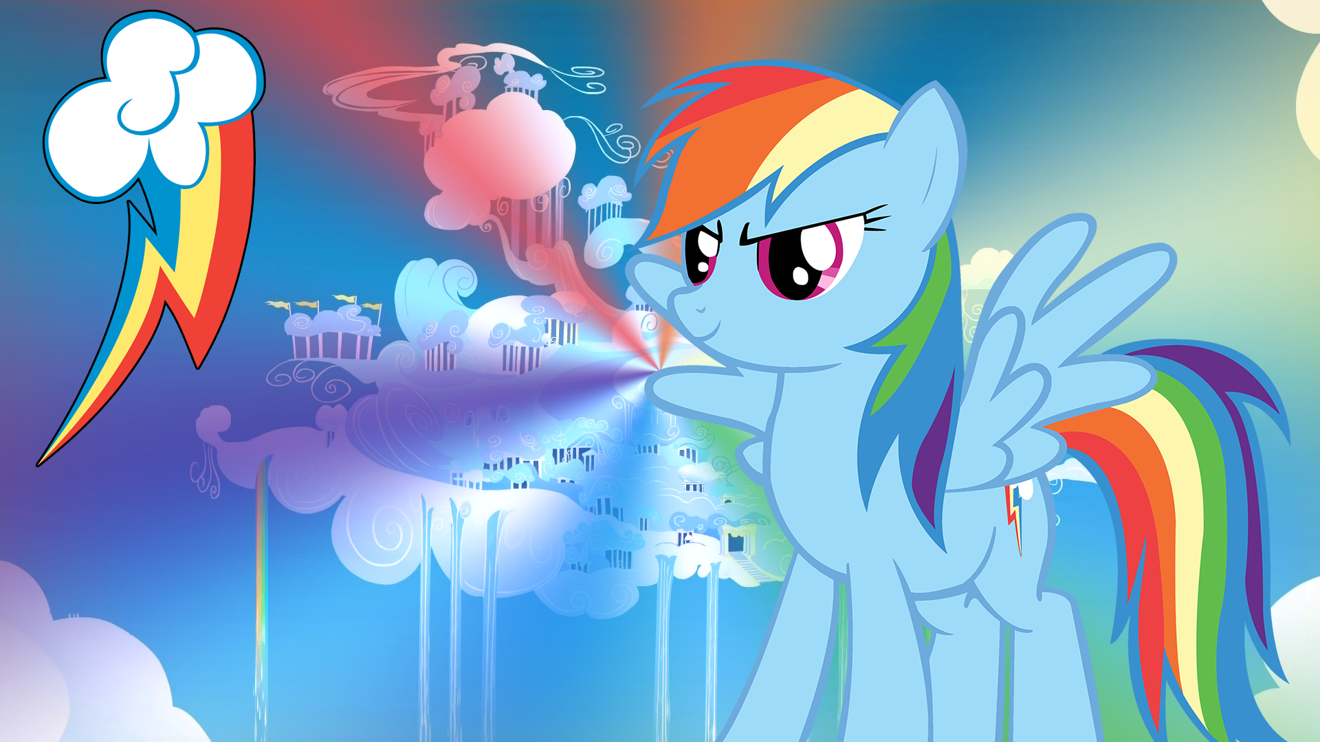 Rainbow Dash from My Little Pony HD Wallpaper