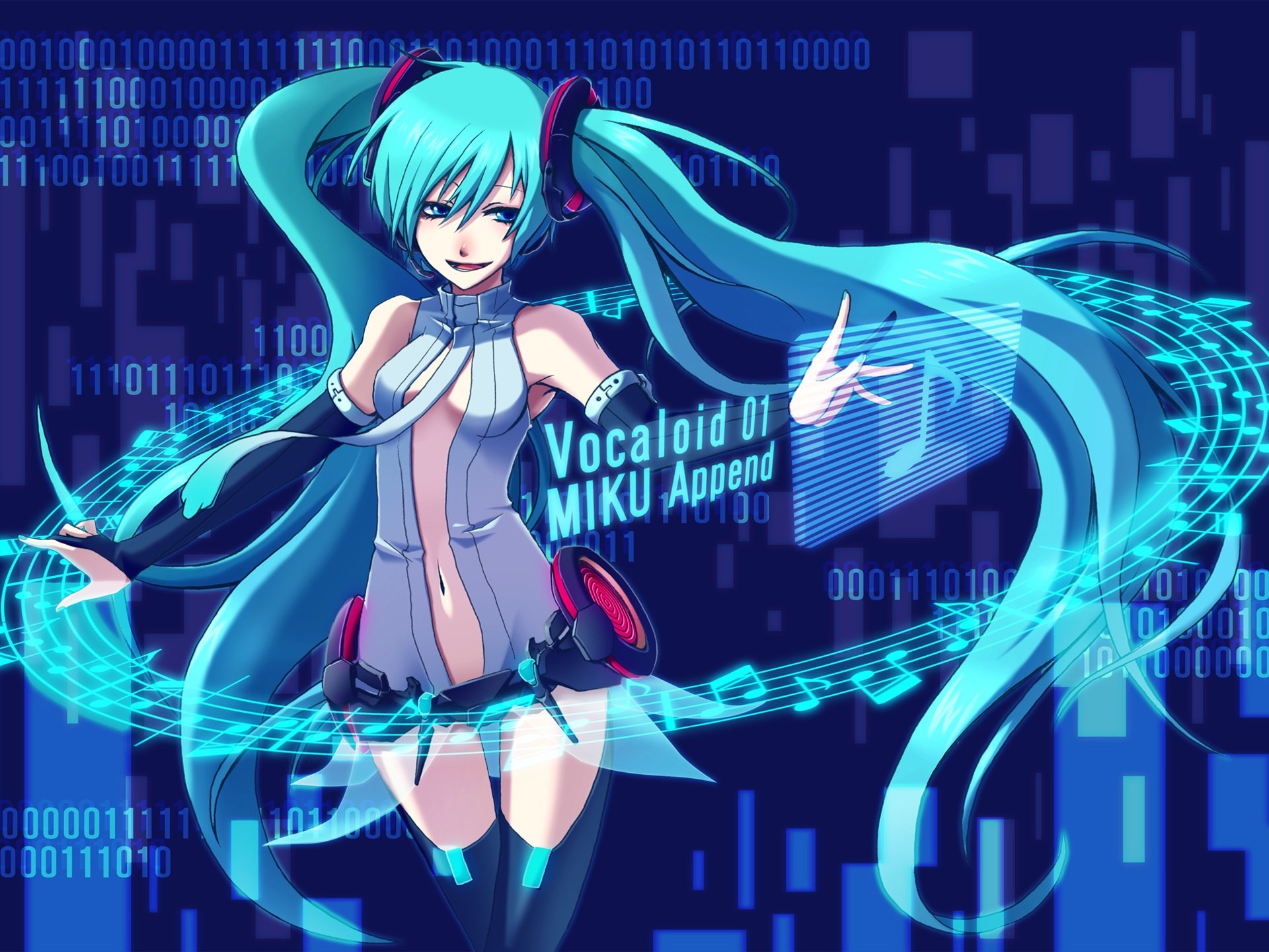 Hatsune Miku Vocaloid 01 Append HD Wallpaper