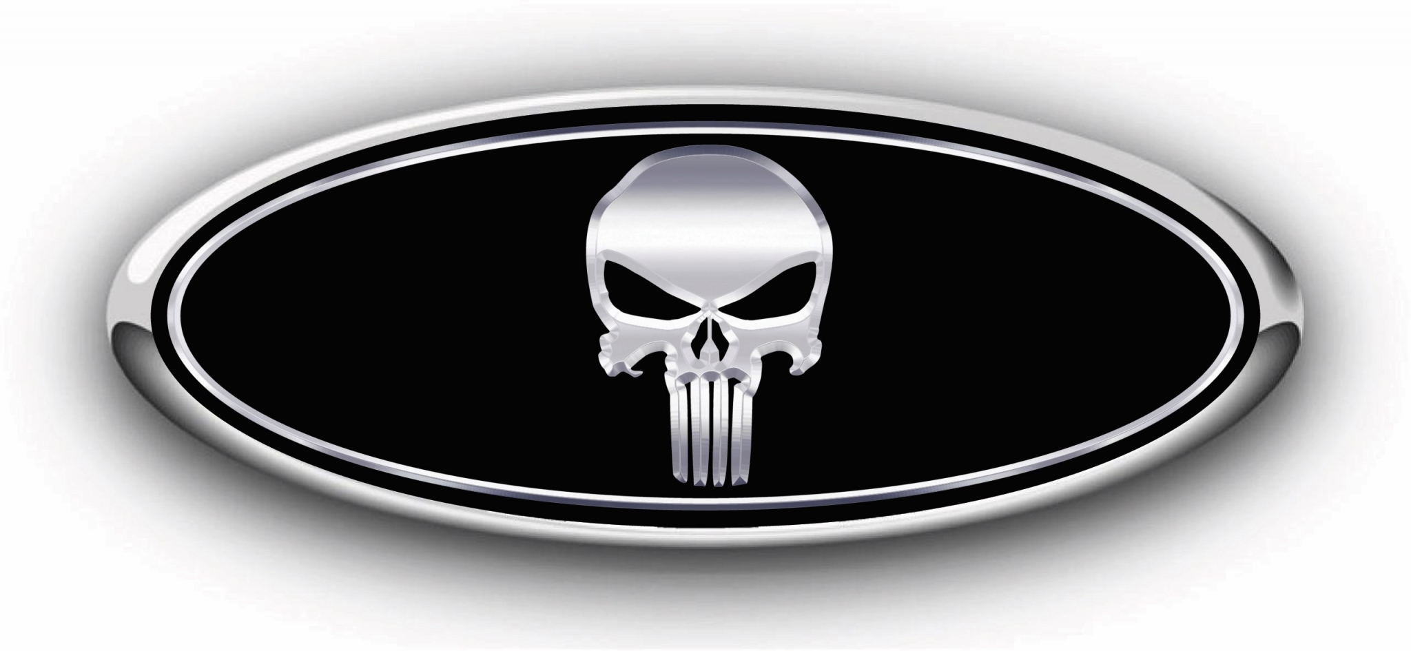 Punisher Skull Emblem HD Wallpaper