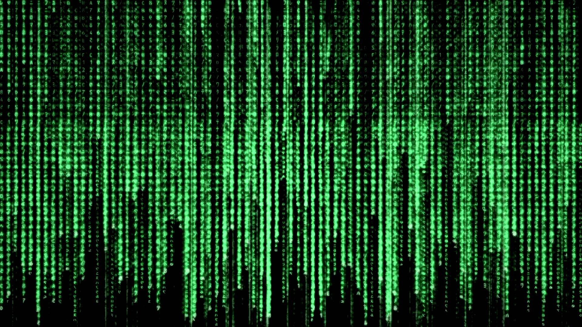 Matrix digital rain effect HD Wallpaper