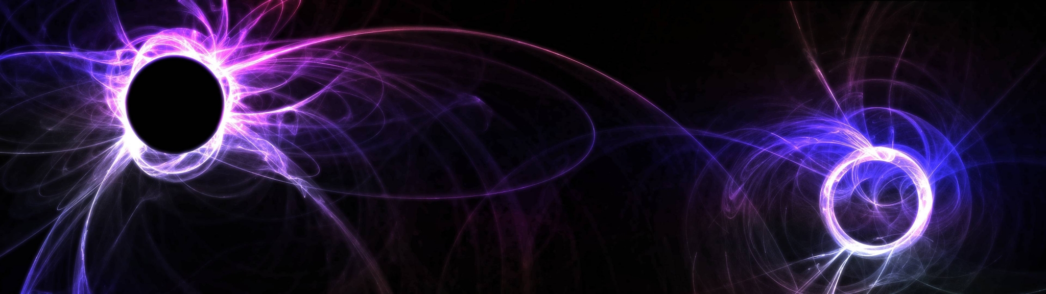 Abstract Black Hole and Ring Nebula HD Wallpaper