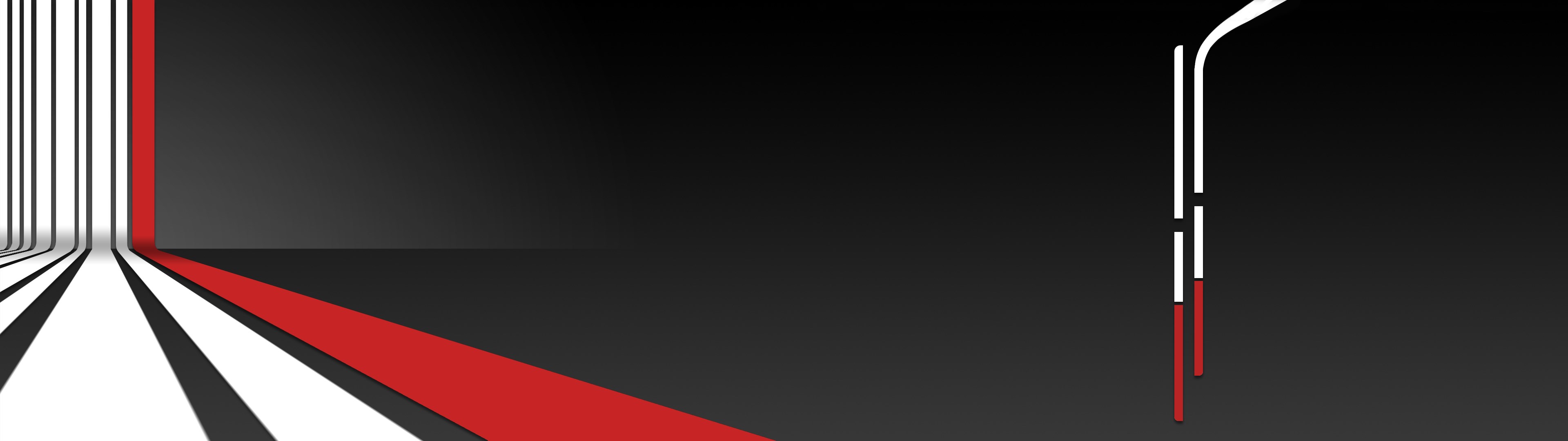 Abstract Red and White Lines on Black HD Wallpaper