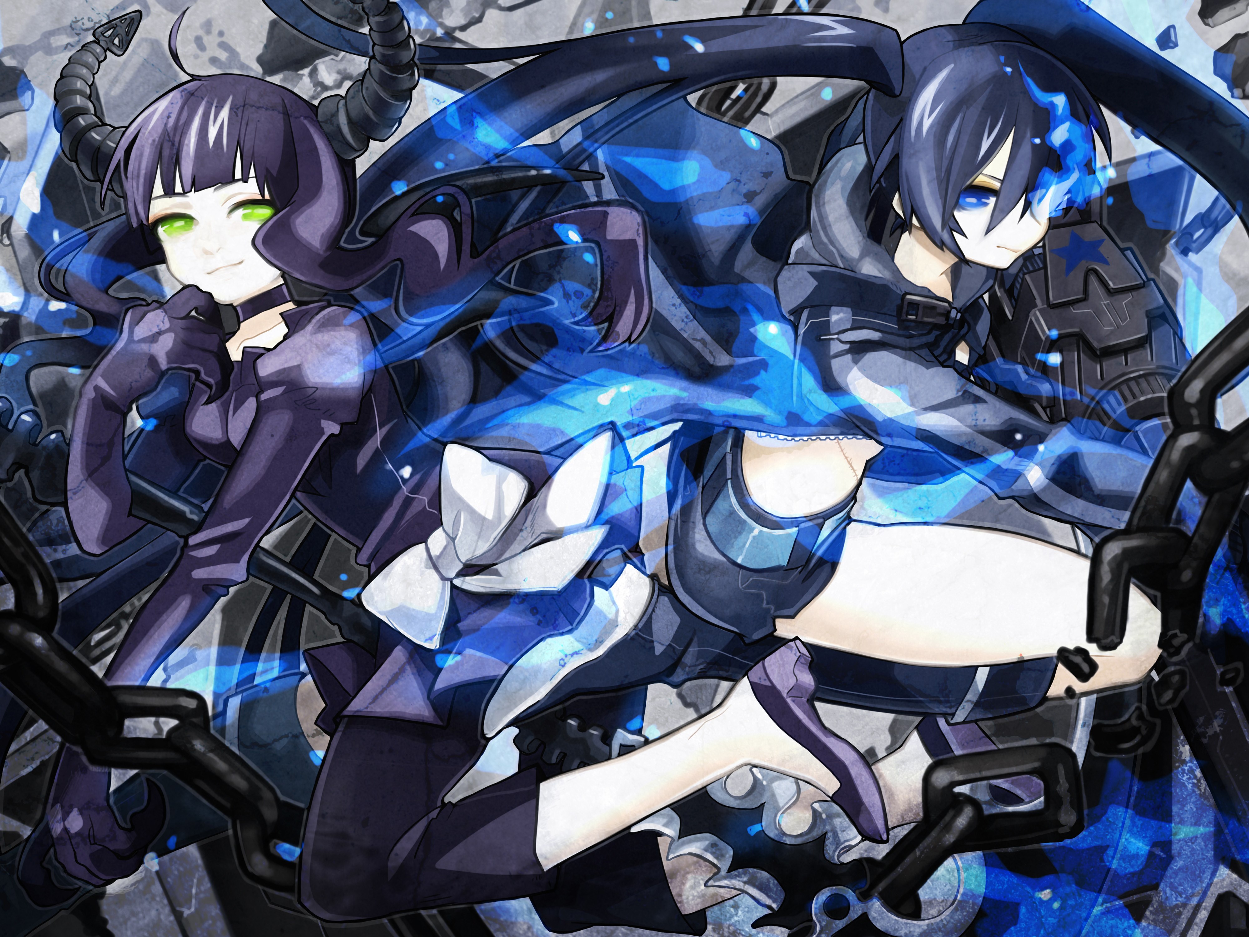 Black Rock Shooter and Dead Master HD Wallpaper