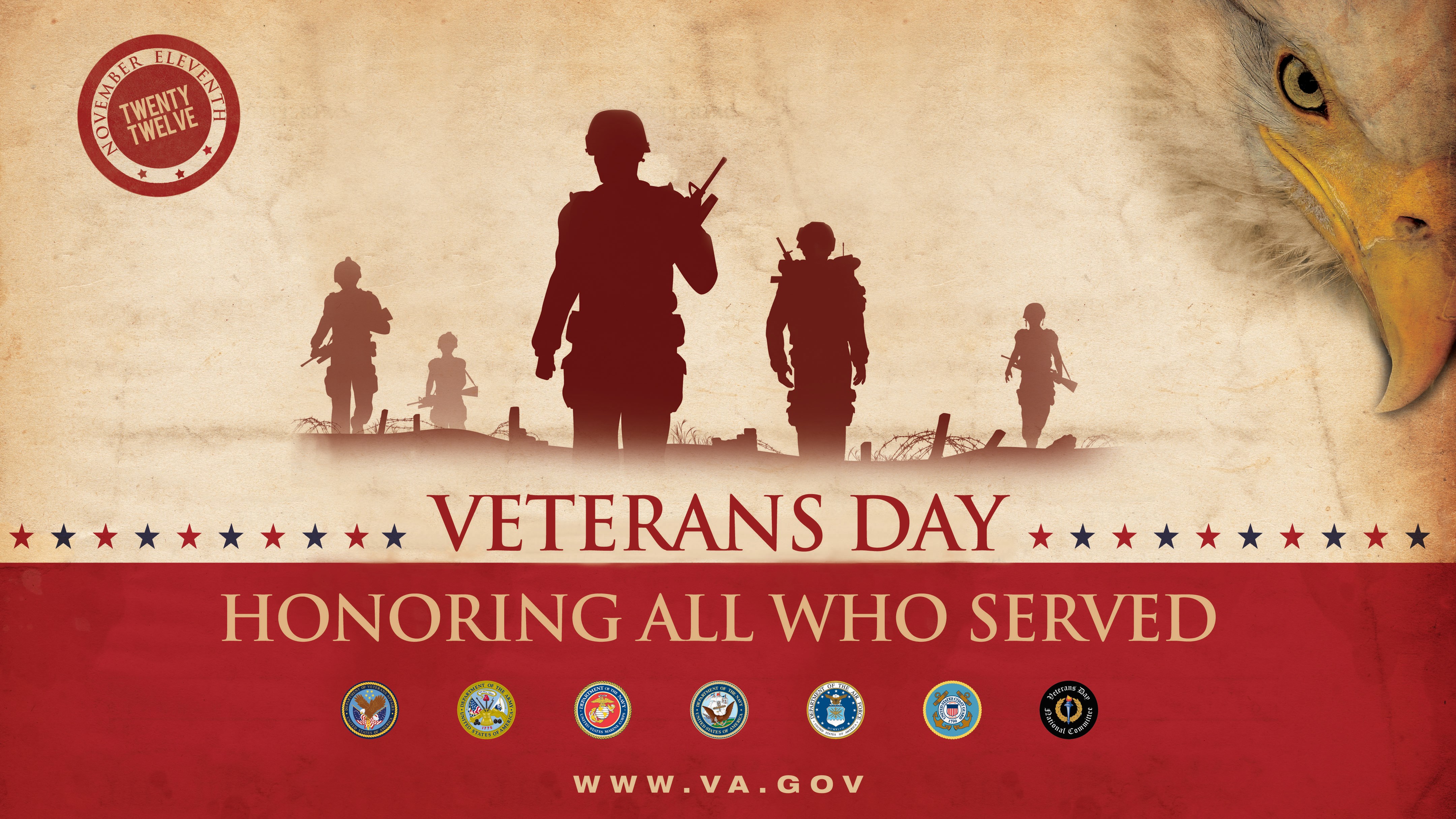Veterans Day Honoring All Who Served HD Wallpaper
