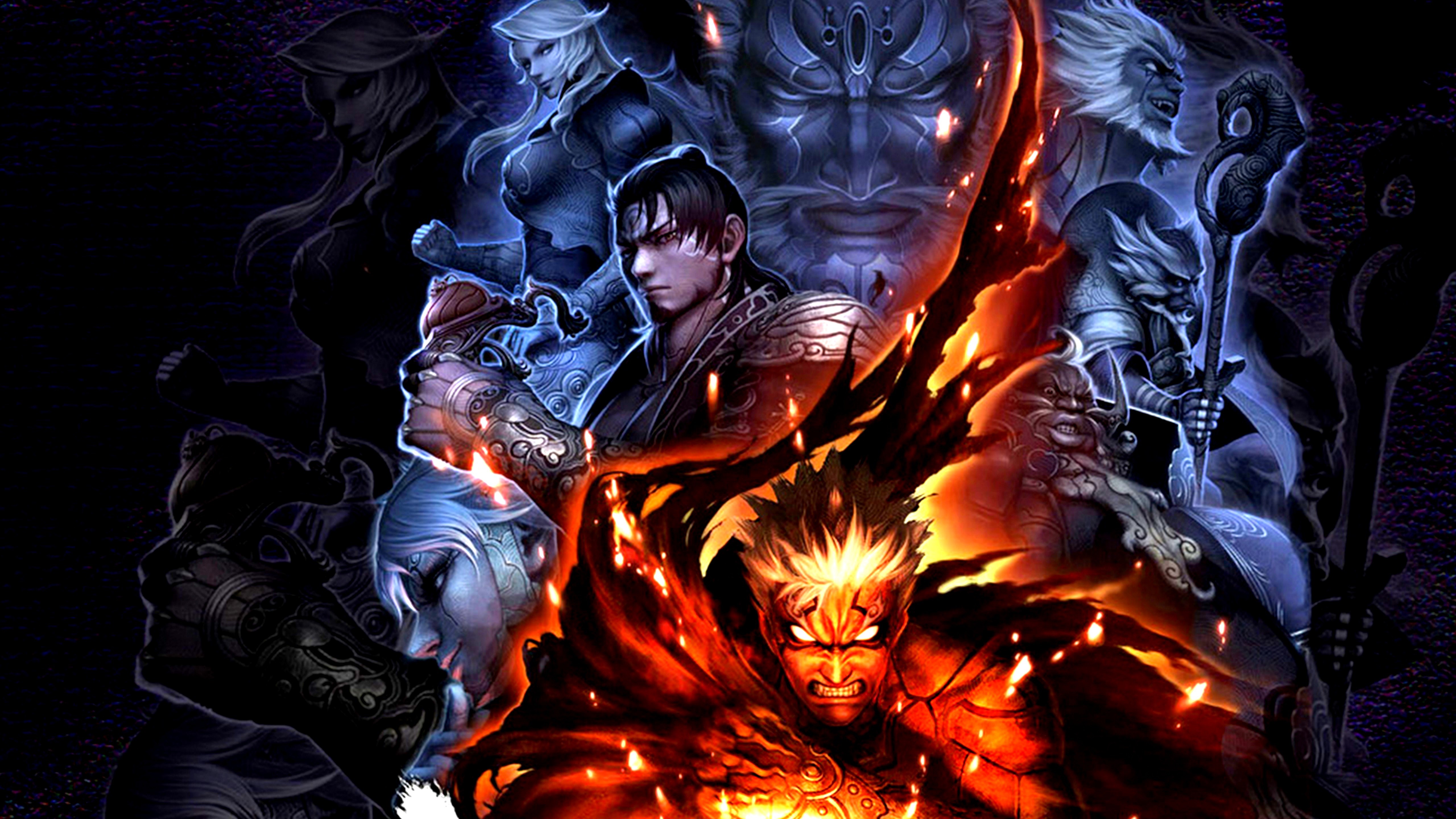 Asura's Wrath characters collage HD Wallpaper