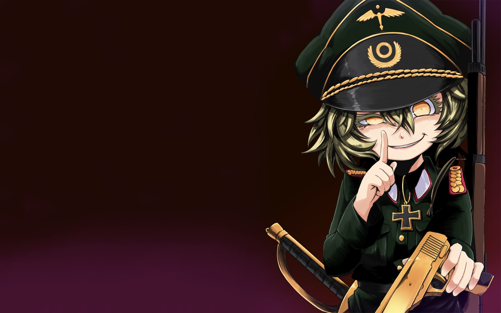 Tanya von Degurechaff from Saga of Tanya the Evil HD Wallpaper