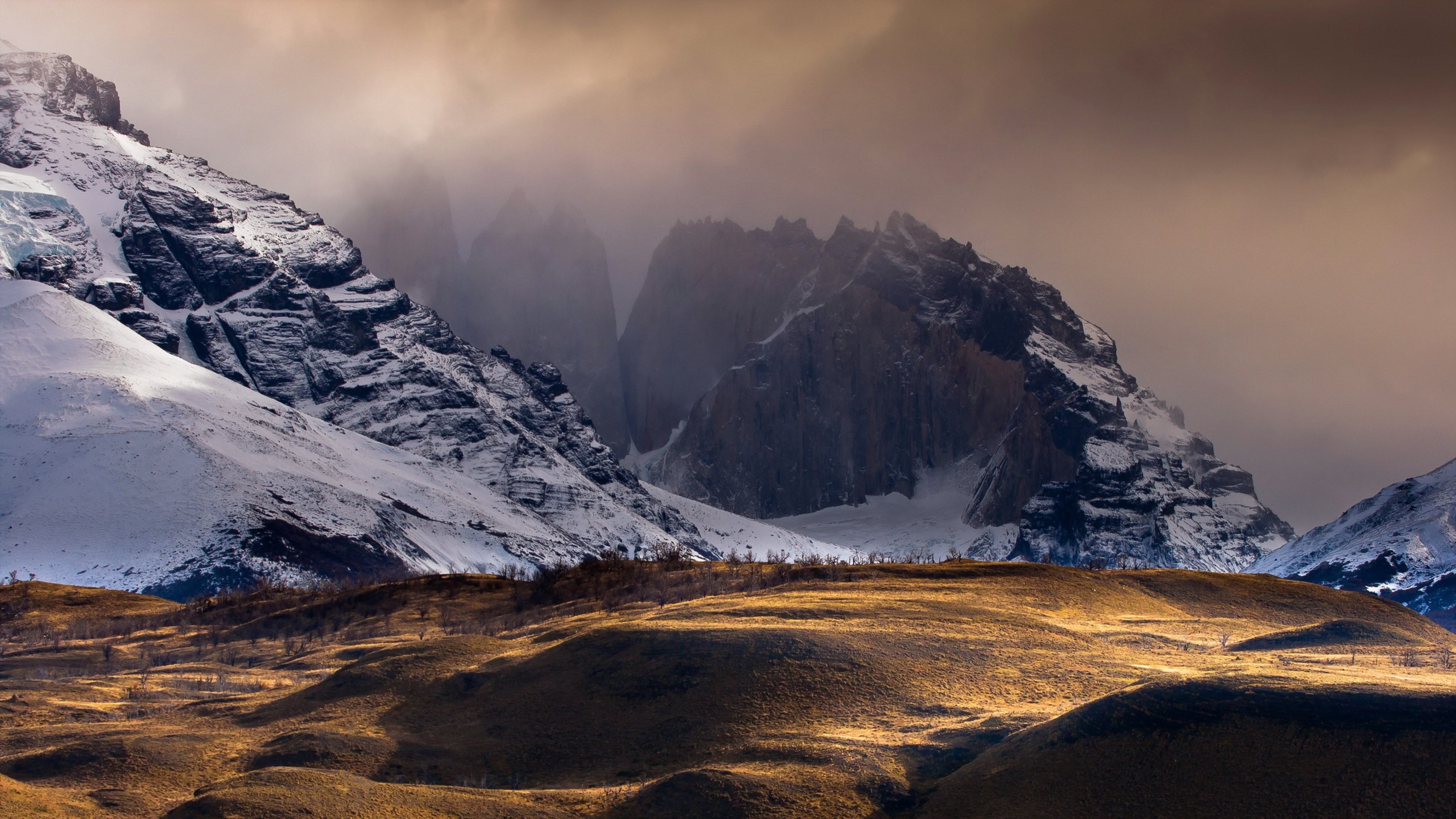 Torres del Paine National Park 4K Landscape HD Wallpaper