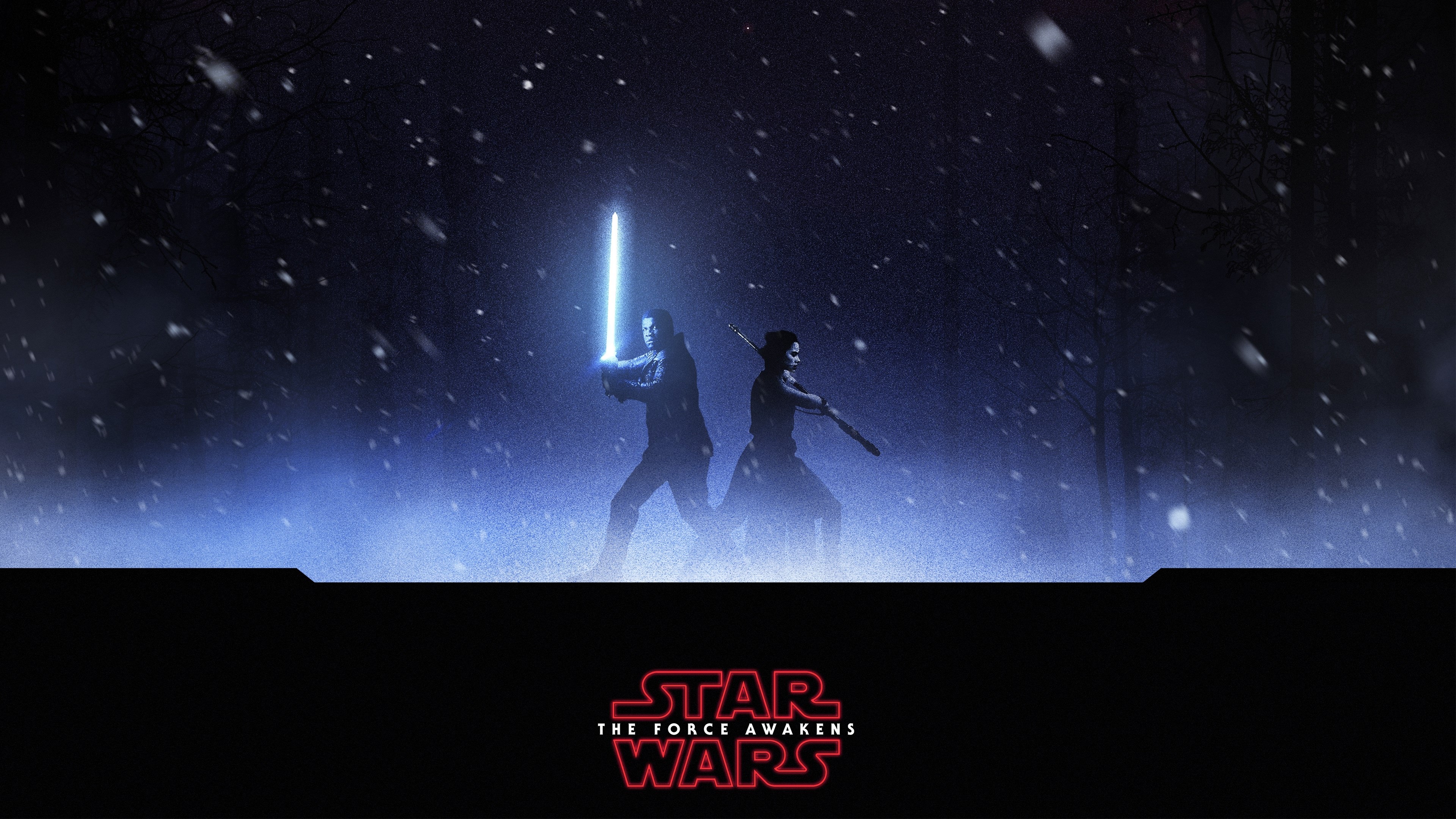 Star Wars: The Force Awakens 4K screen HD Wallpaper