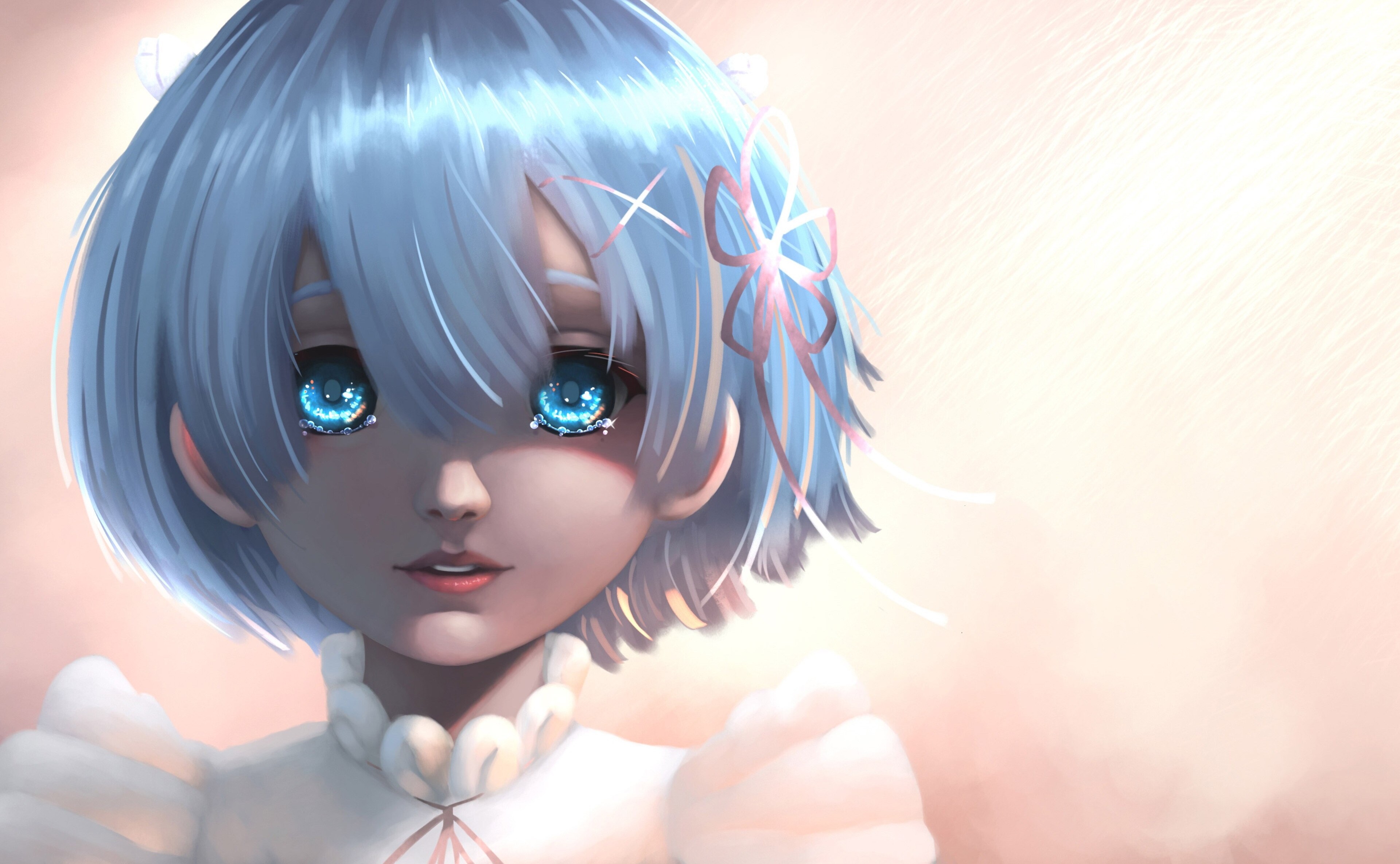 Rem from Re:Zero 4K HD Wallpaper