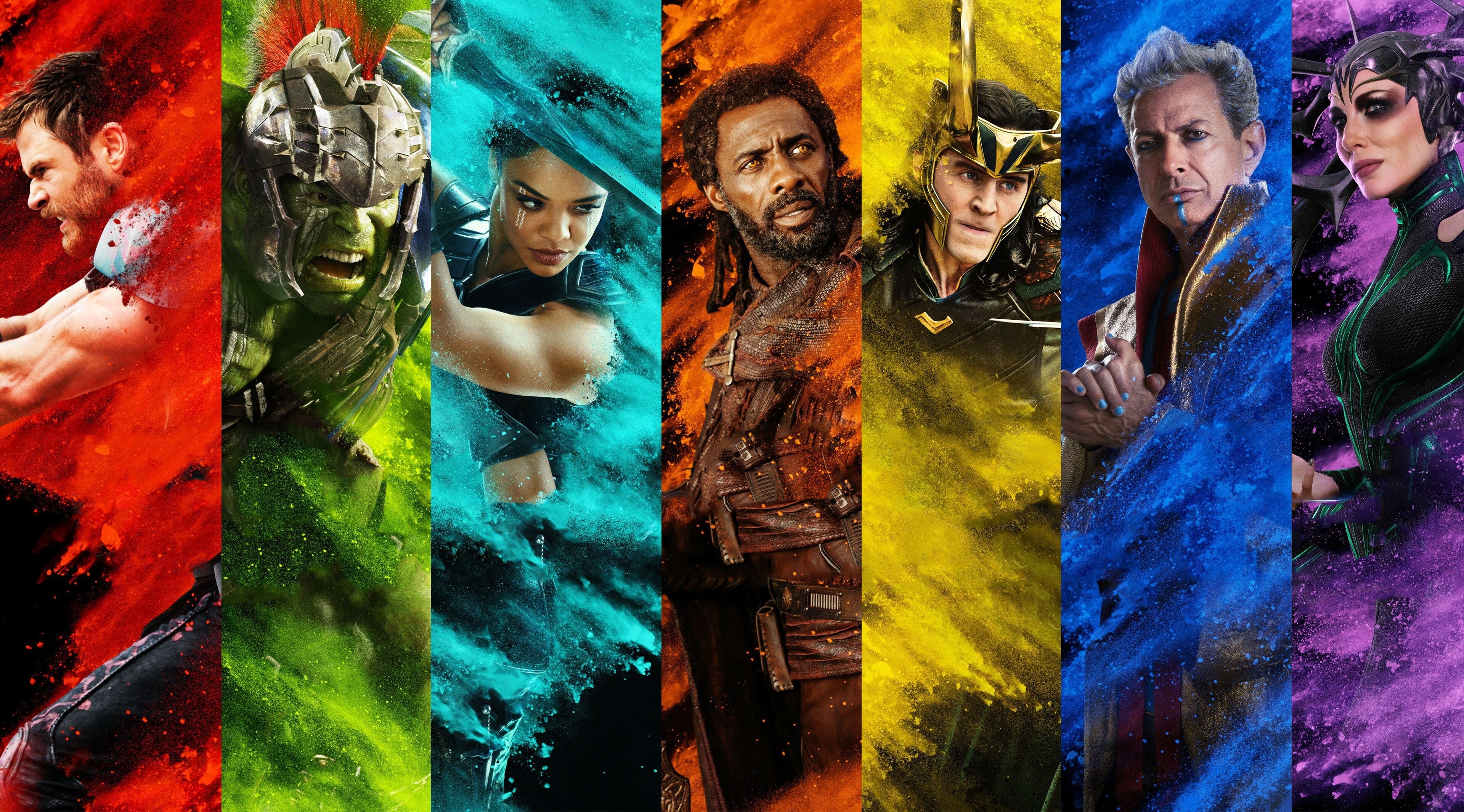 Thor Ragnarok Characters 4K HD Wallpaper