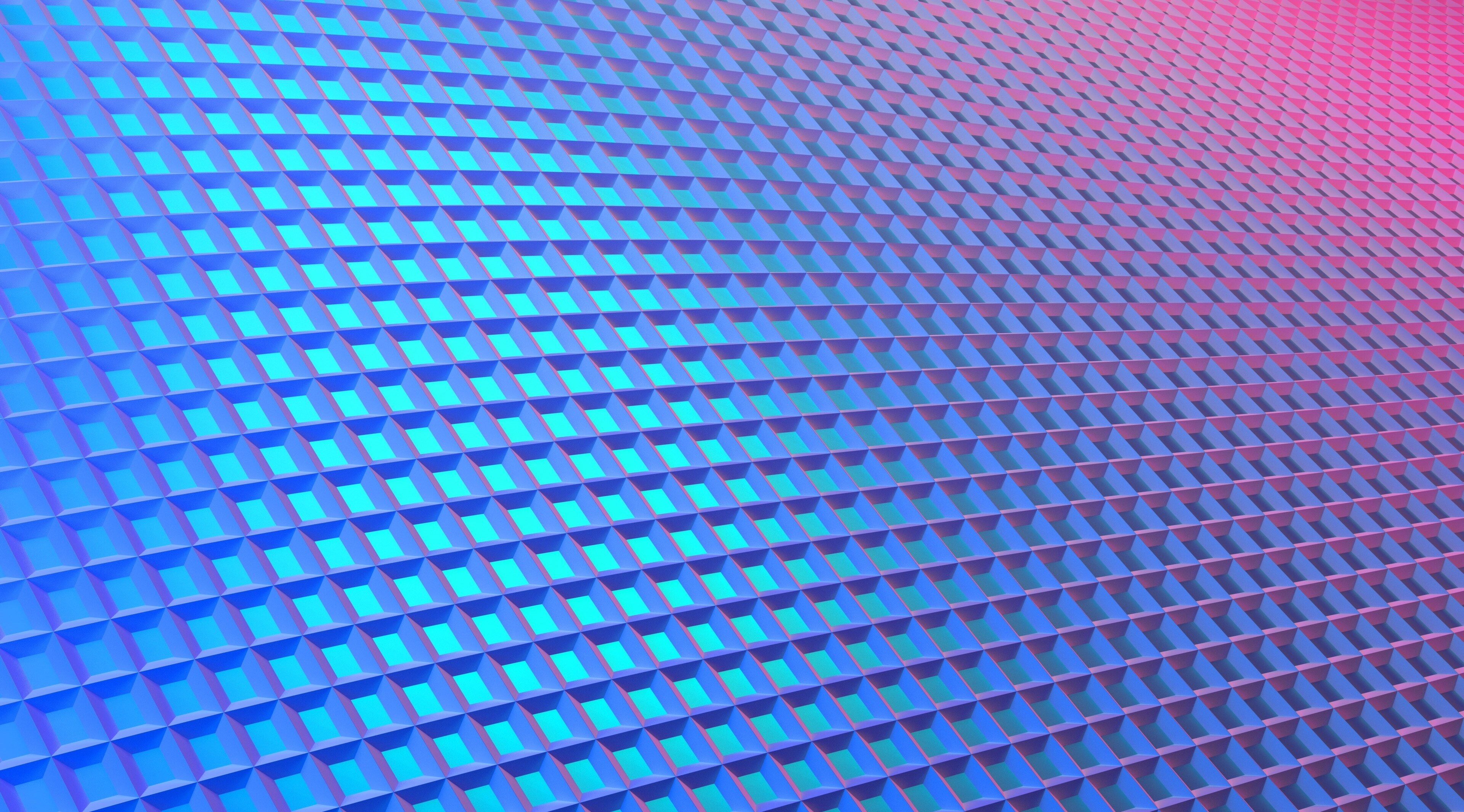 Abstract Grid with Blue and Pink Gradient HD Wallpaper