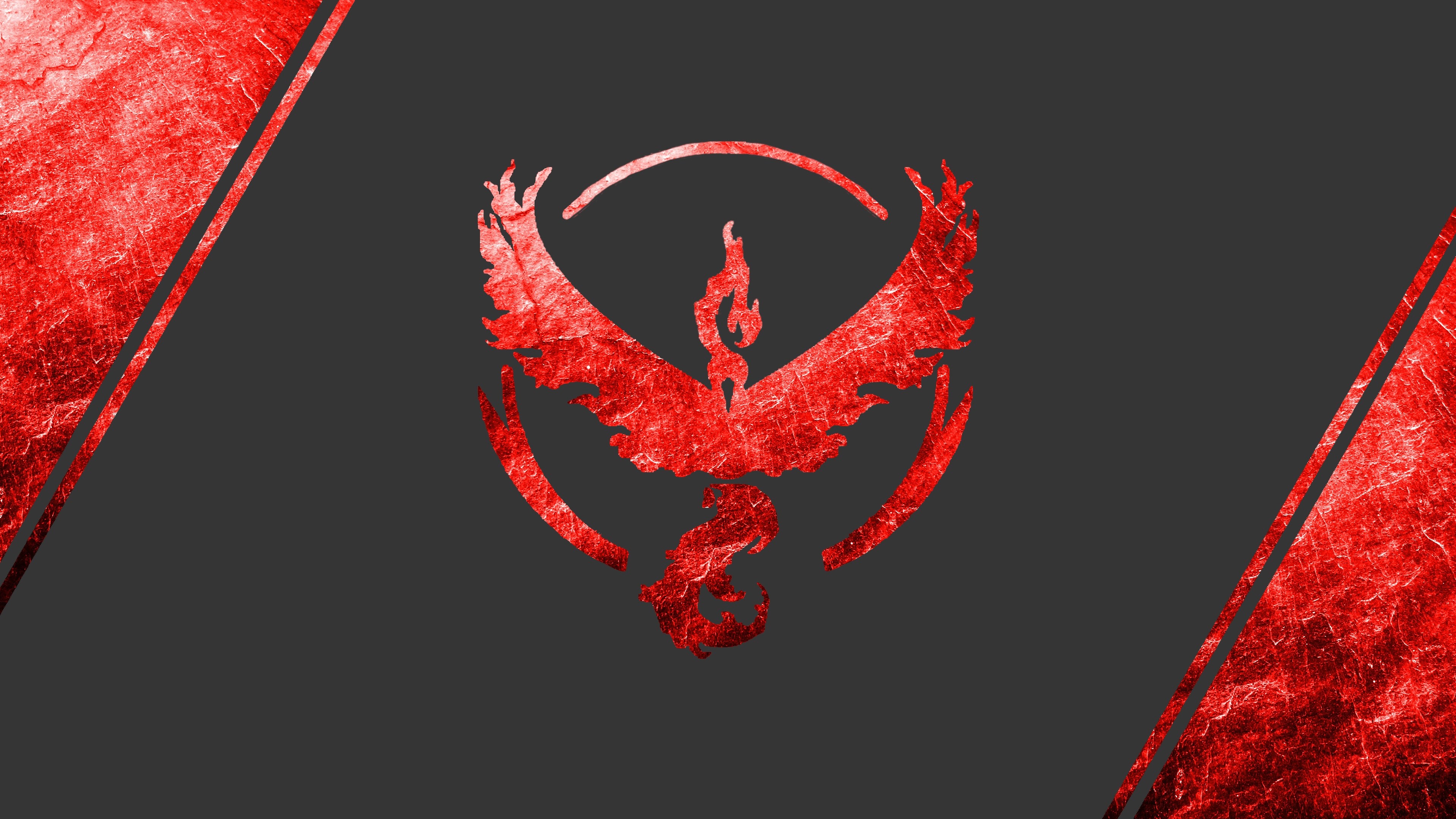 Team Valor logo from Pokemon Go 4K HD Wallpaper