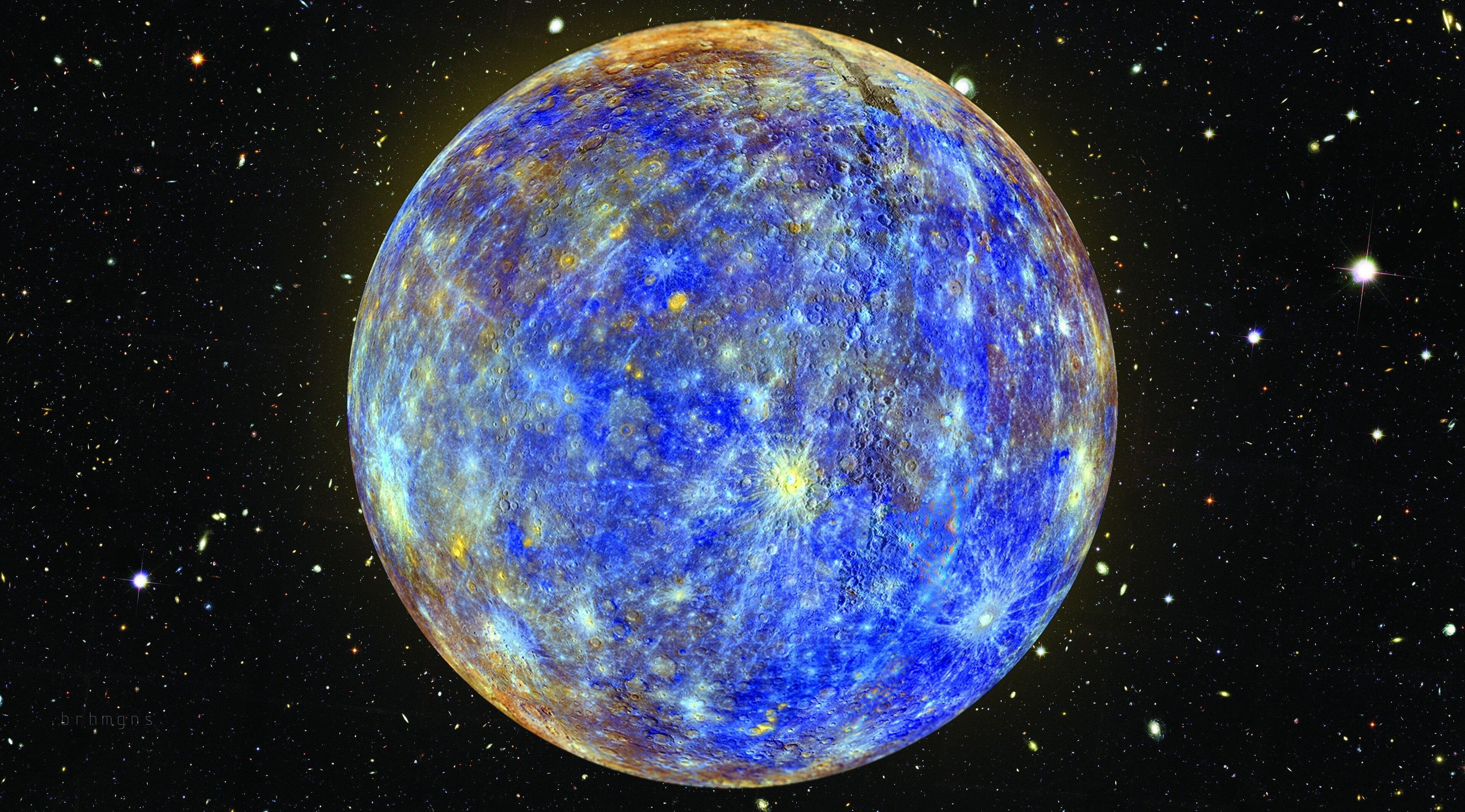 Mercury planet in space 4K HD Wallpaper